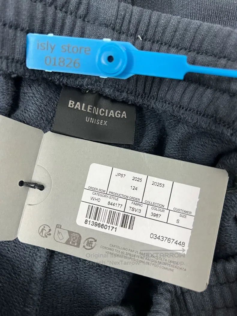 Balenciaga Balenciaga size S Solid Color Stripe Straight Leg Knit Spo Size US 27 - 3 Thumbnail