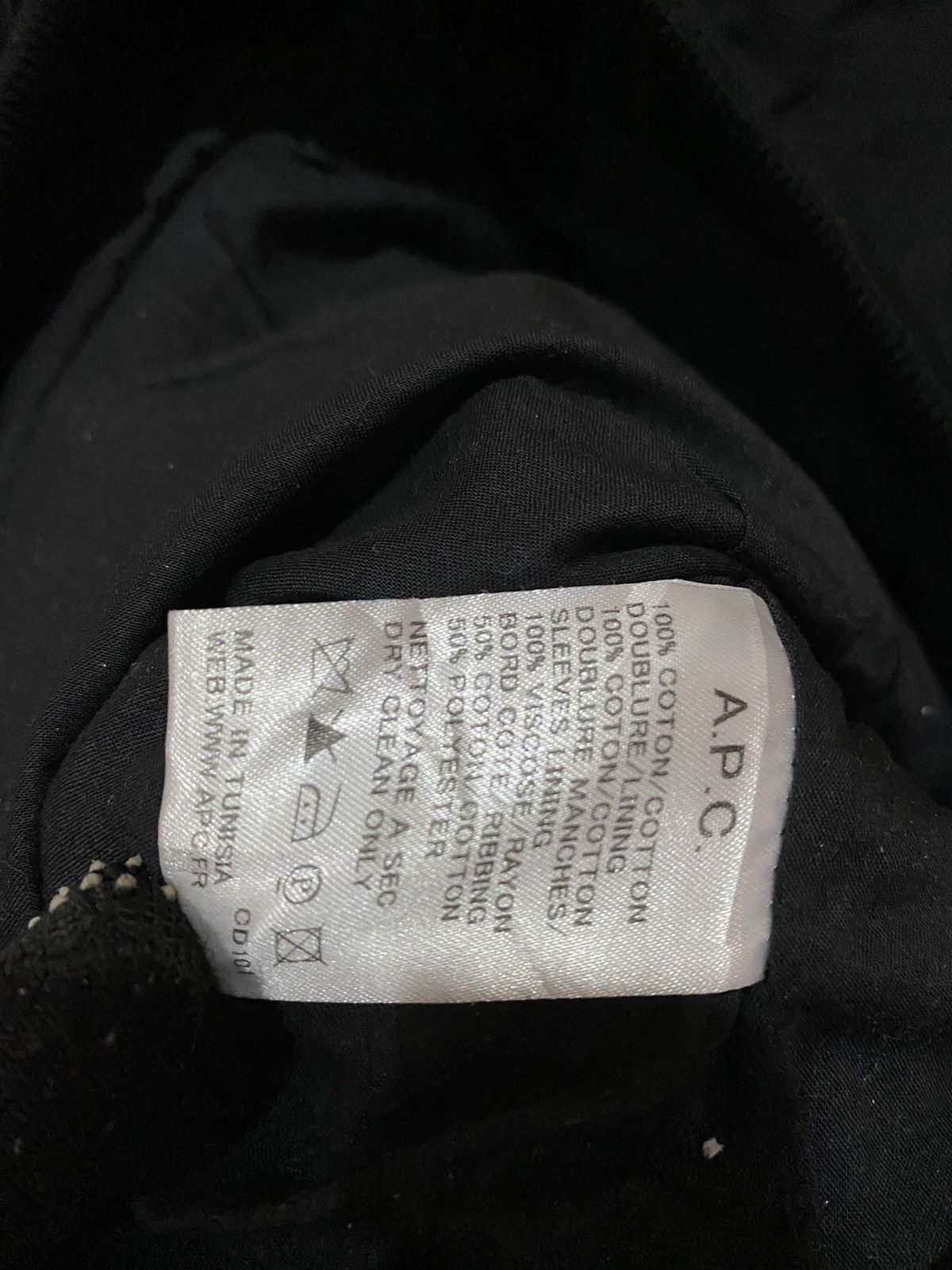 A.P.C. A.P.C. Black Bomber Jacket – Timeless Minimalist Style Size US XS / EU 42 / 0 - 8 Thumbnail