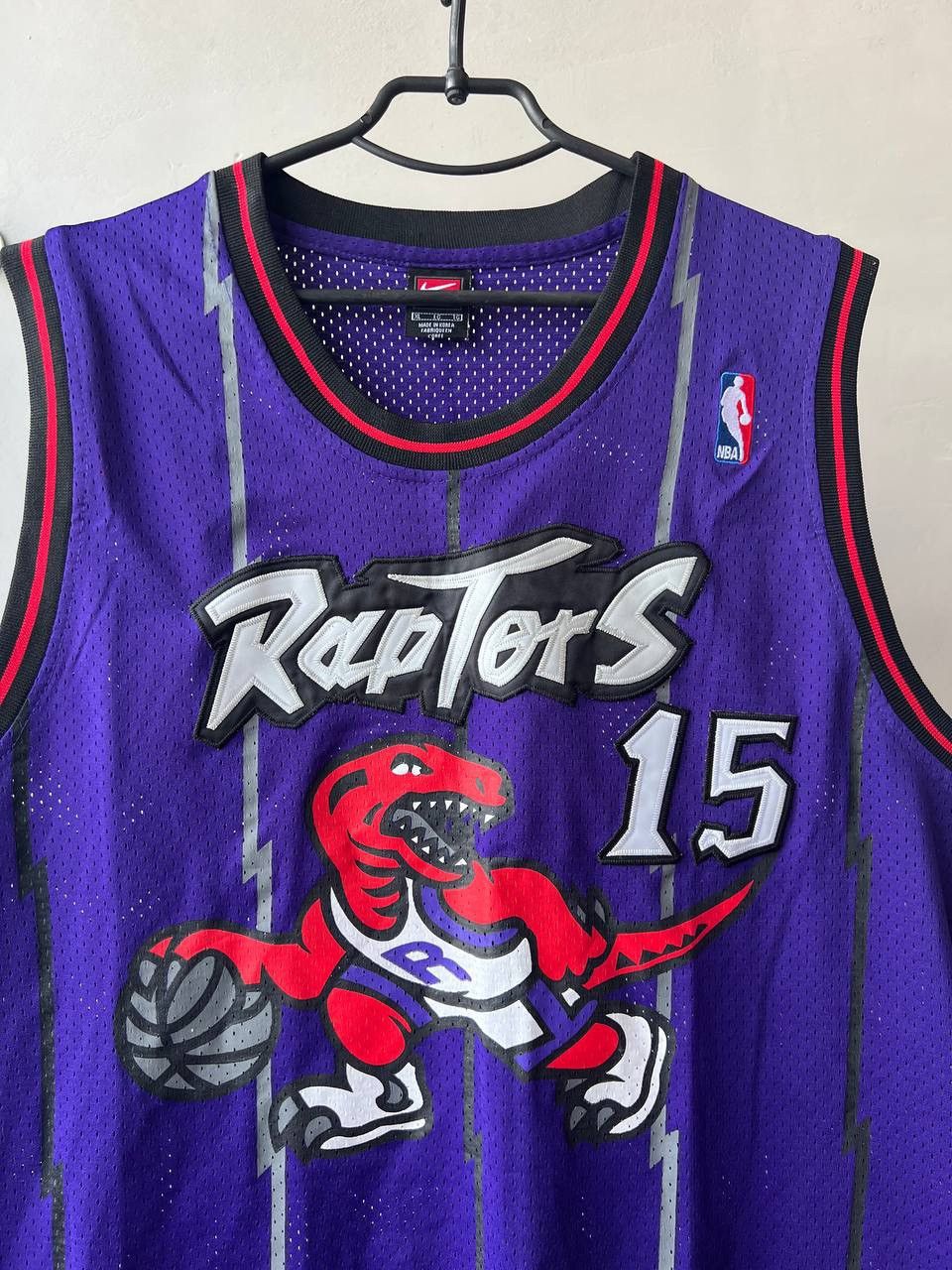 NBA 1998/99 NBA TORONTO RAPTORS #15 CARTER BASKETBALL JERSEY XL Size US XL / EU 56 / 4 - 3 Thumbnail