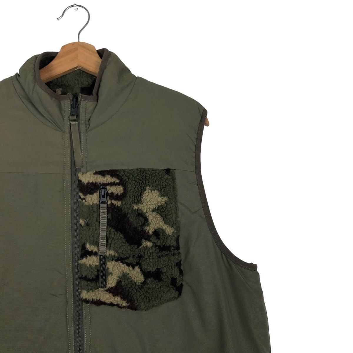 Japanese Brand 🔥Vintage Reversible Vest Jacket Camo Houston Military Size US XL / EU 56 / 4 - 17 Thumbnail
