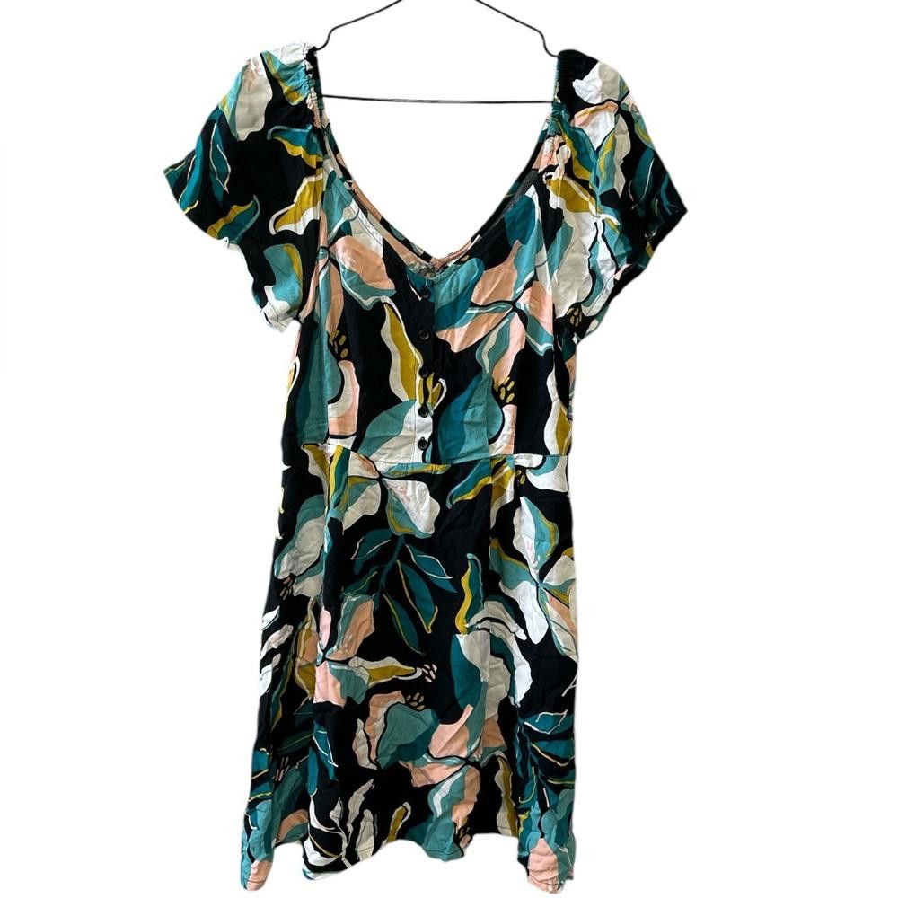 Other Roxy Women's Floral Summer Dress Size L / US 10 / IT 46 - 1 Thumbnail