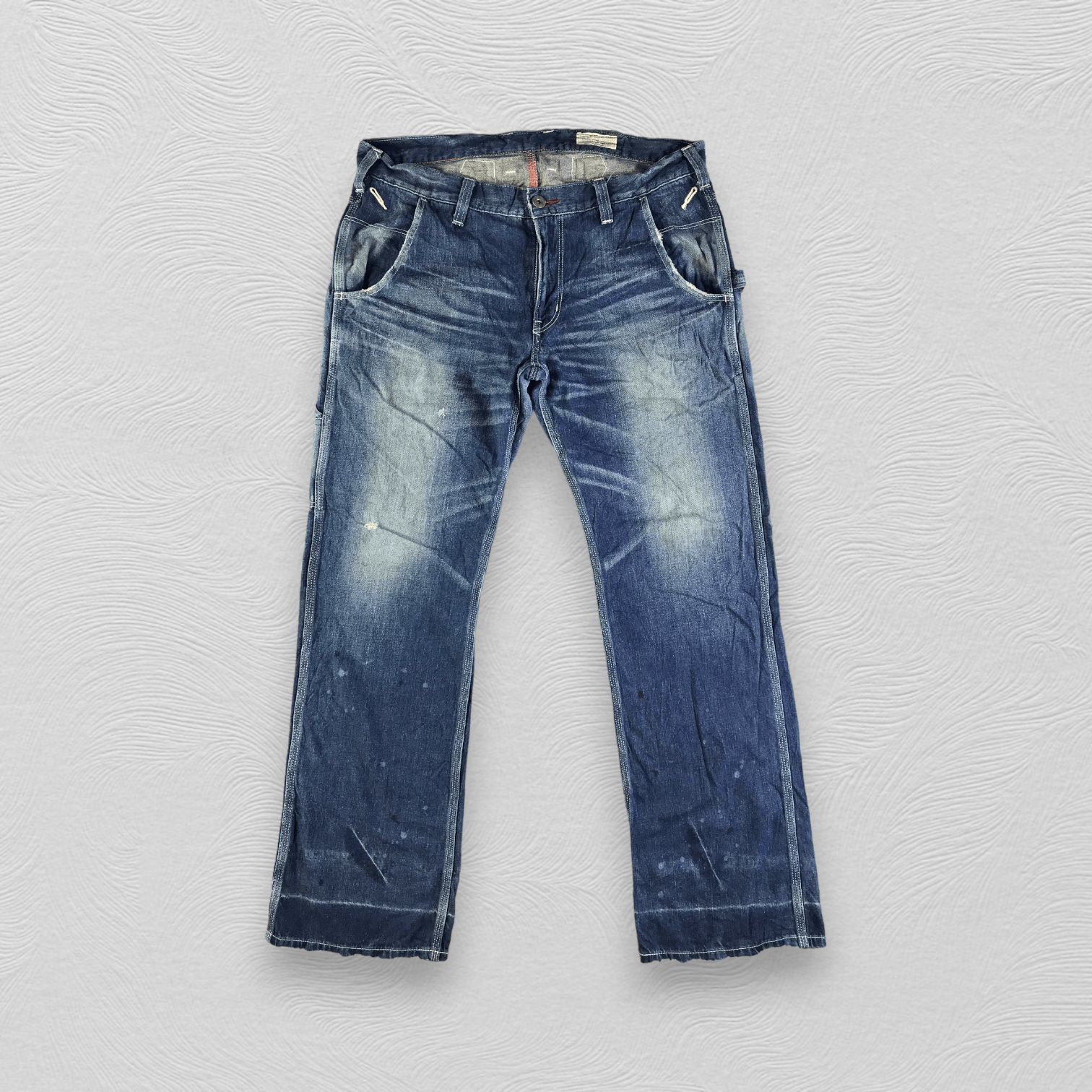 Edwin Vintage Edwin Carpenter Jeans Faded Blue Denim KJ3012 Size US 36 / EU 52 - 1 Thumbnail