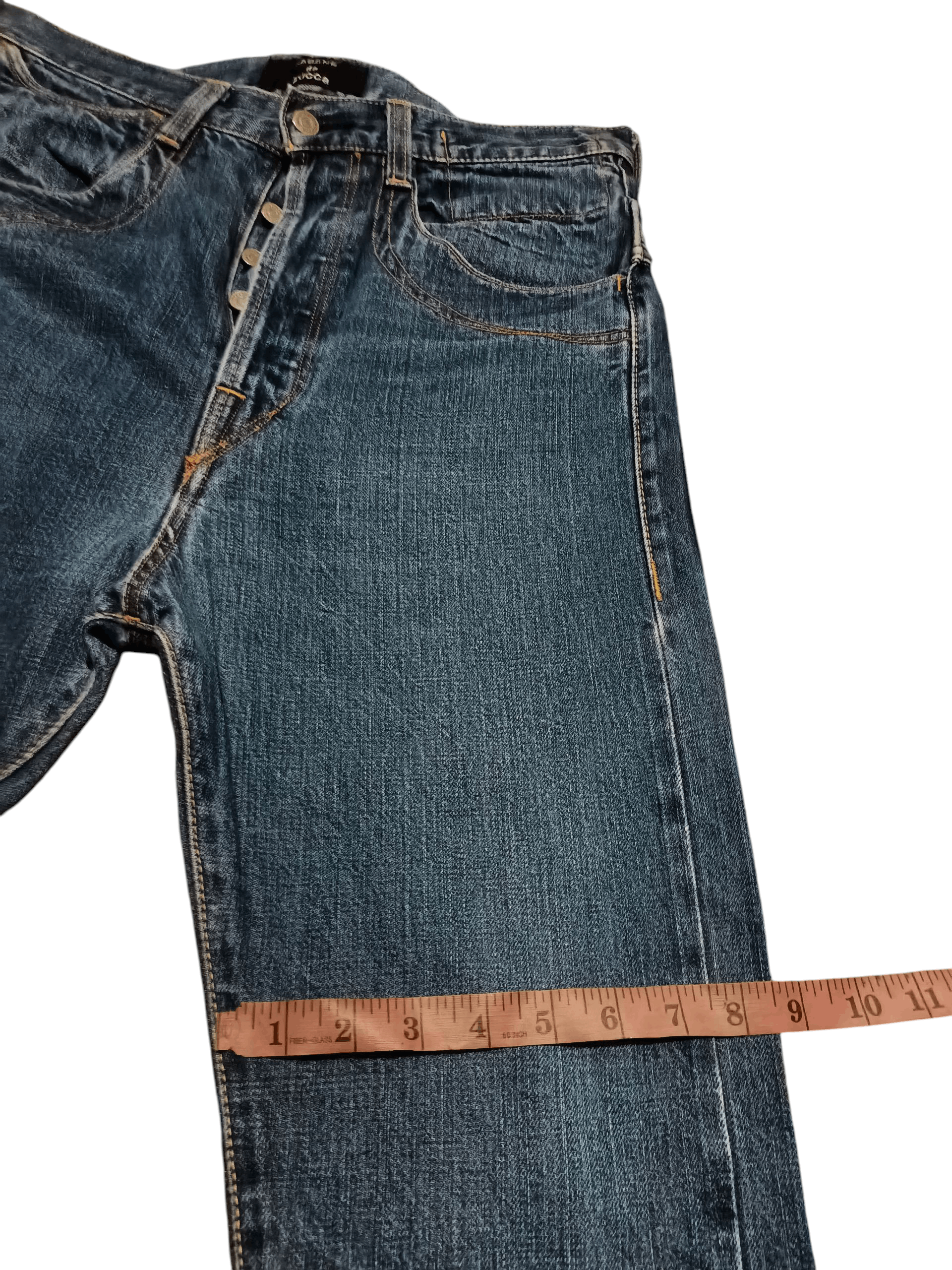 CABANE de ZUCCa CABANE DE ZUCCA x JAPAN DESIGNER x SELVAGE DENIM Size US 30 / EU 46 - 11 Thumbnail