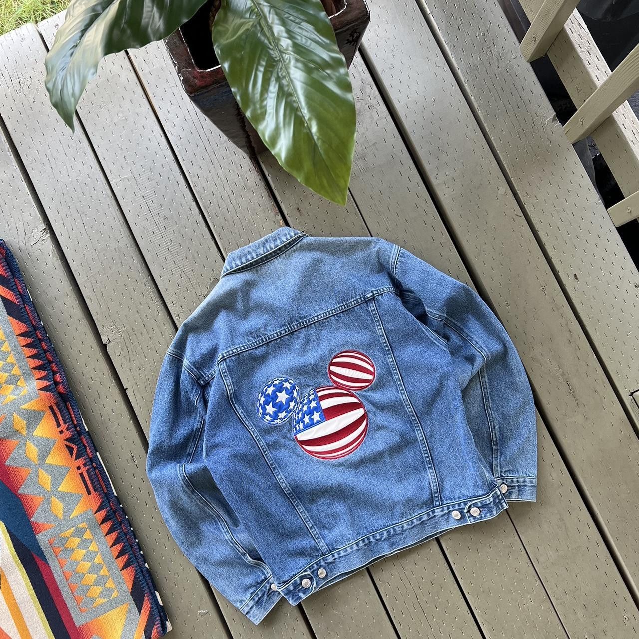 Disney × Vintage Vintage Disney Mickey Mouse Denim Jacket Size US S / EU 44-46 / 1 - 4 Thumbnail