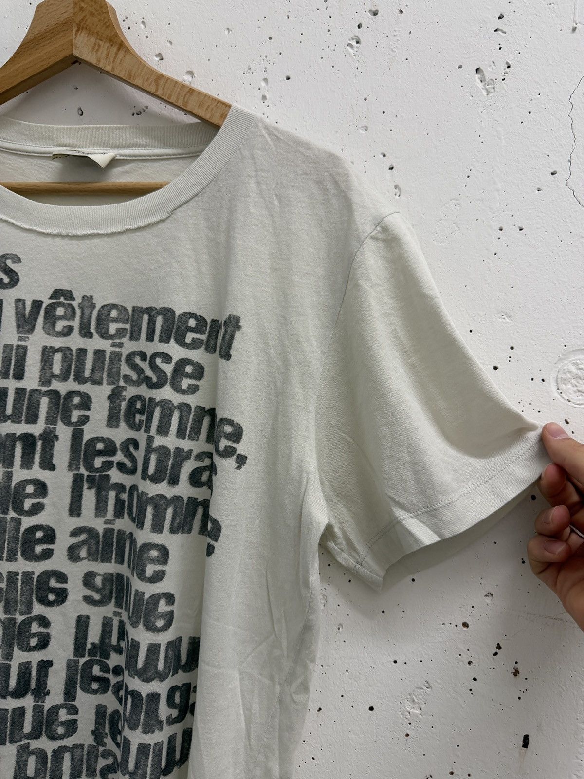 Saint Laurent Paris Saint Laurent Paris Poem Distressed T-Shirt Size US S / EU 44-46 / 1 - 3 Thumbnail