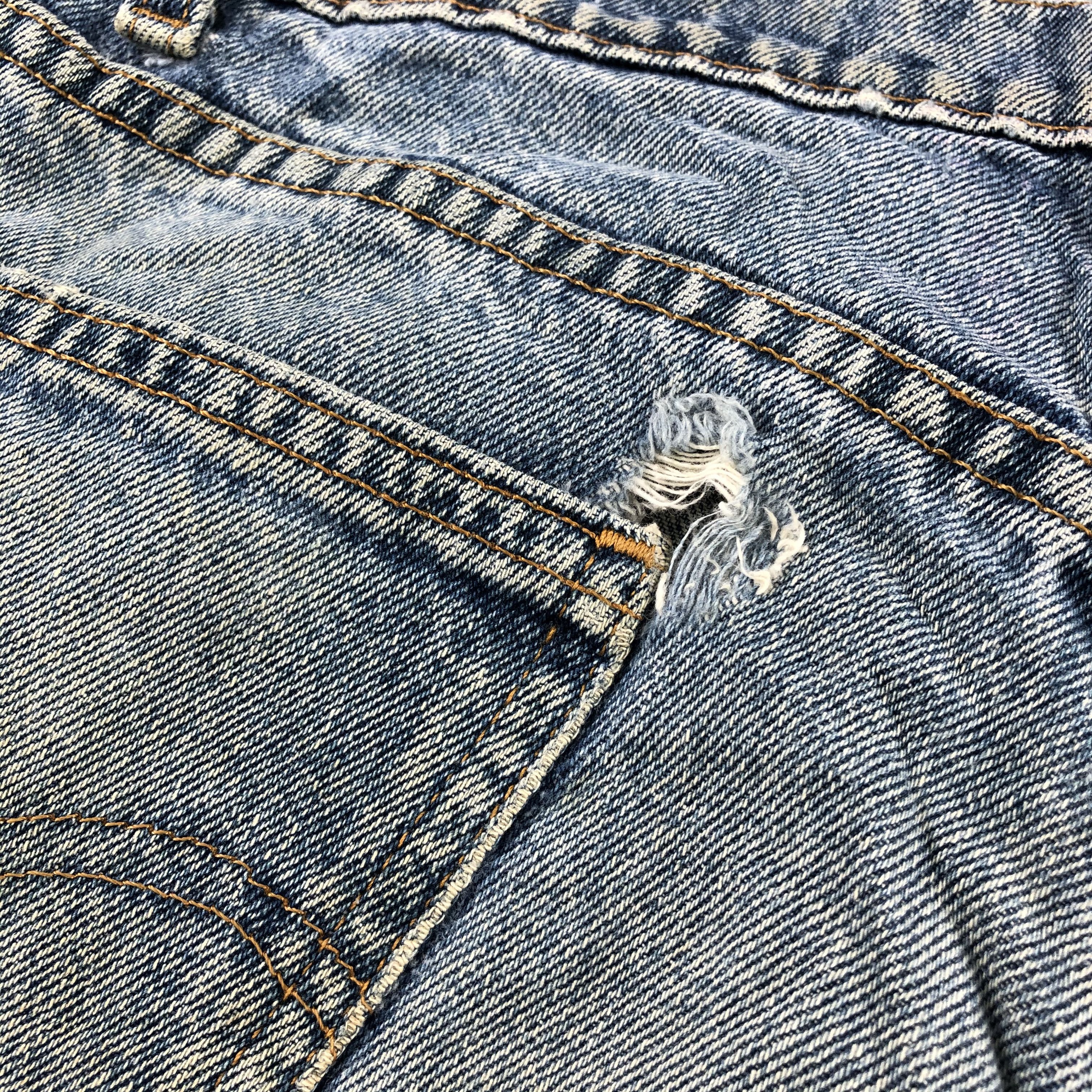 Levi's Vintage 90s Levis 550 Jeans Rusty Wash Denim KJ1089 Size US 32 / EU 48 - 8 Thumbnail