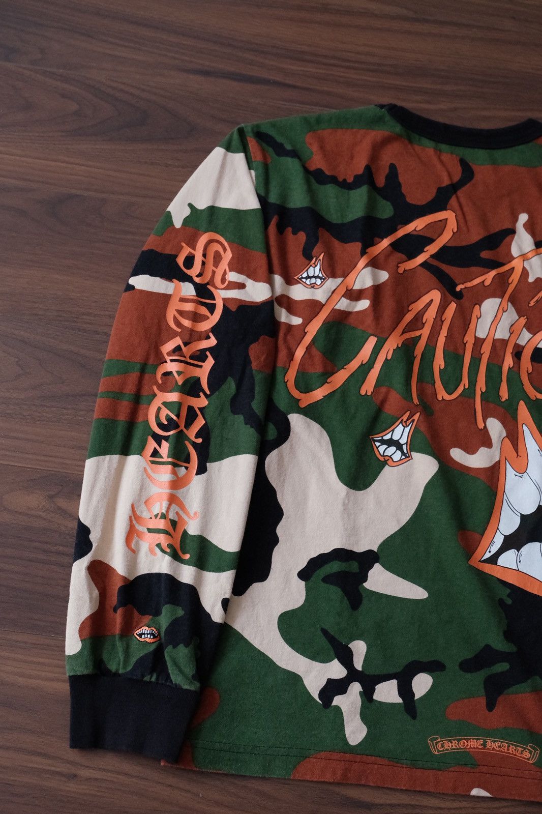 Chrome Hearts Chrome Hearts Matty Boy Camo Caution Long Sleeve Size Large Size US L / EU 52-54 / 3 - 2 Thumbnail