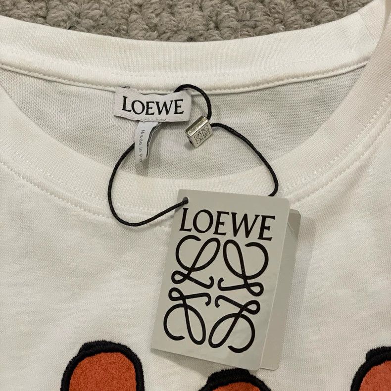 Loewe LOEWE White botanical specimen Logo short sleeve T-shirt Size S / US 4 / IT 40 - 5 Thumbnail