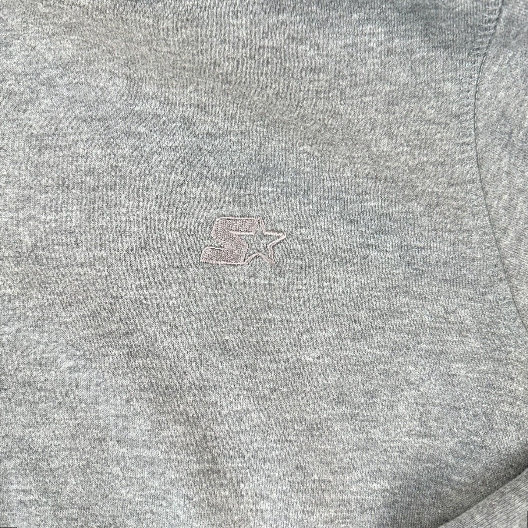 Starter VINTAGE Starter Hoodie Adult L Gray Pullover Sweatshirt 90s Mens Size US L / EU 52-54 / 3 - 4 Thumbnail