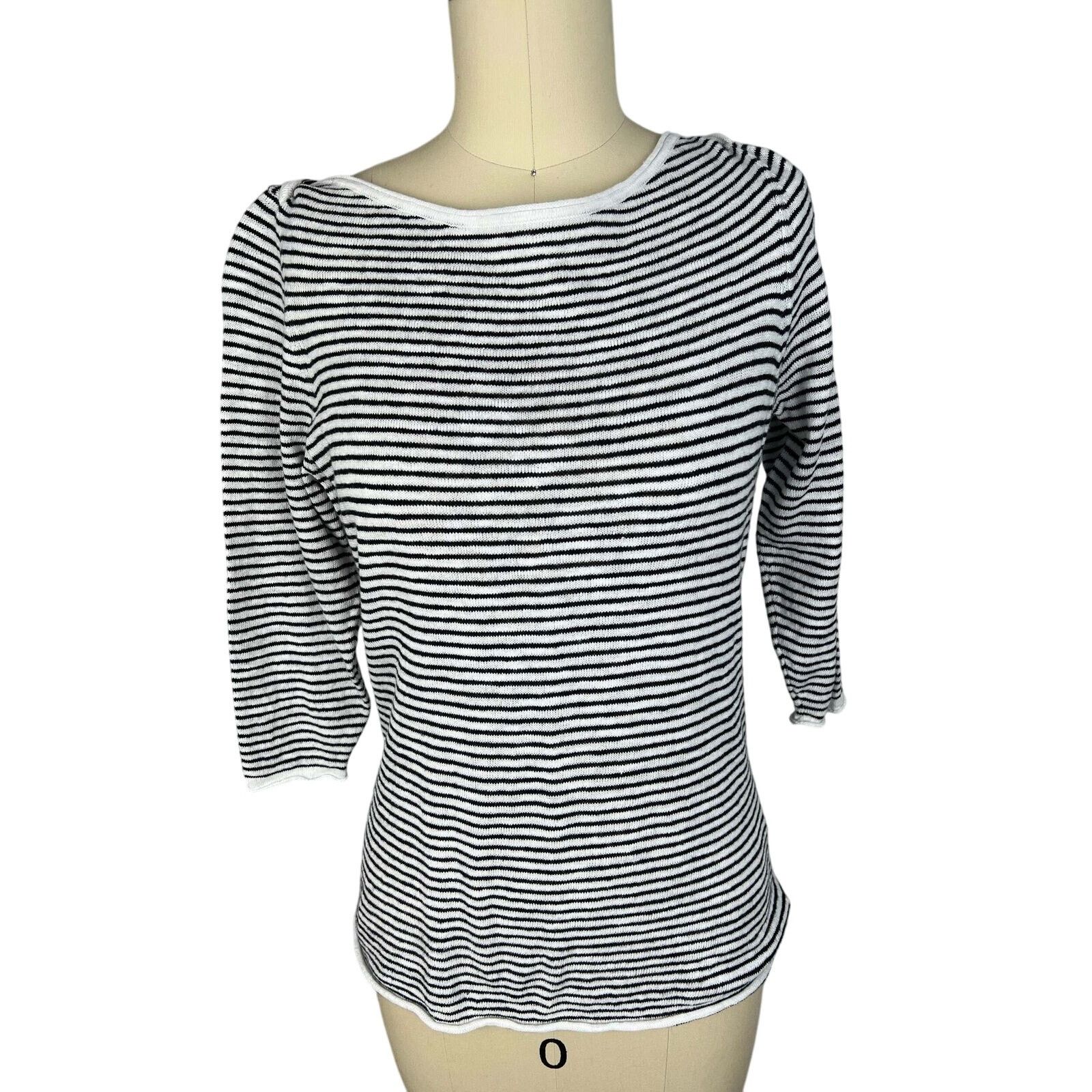 Eileen Fisher Eileen Fisher striped linen top sz XS Size XS / US 0-2 / IT 36-38 - 1 Thumbnail