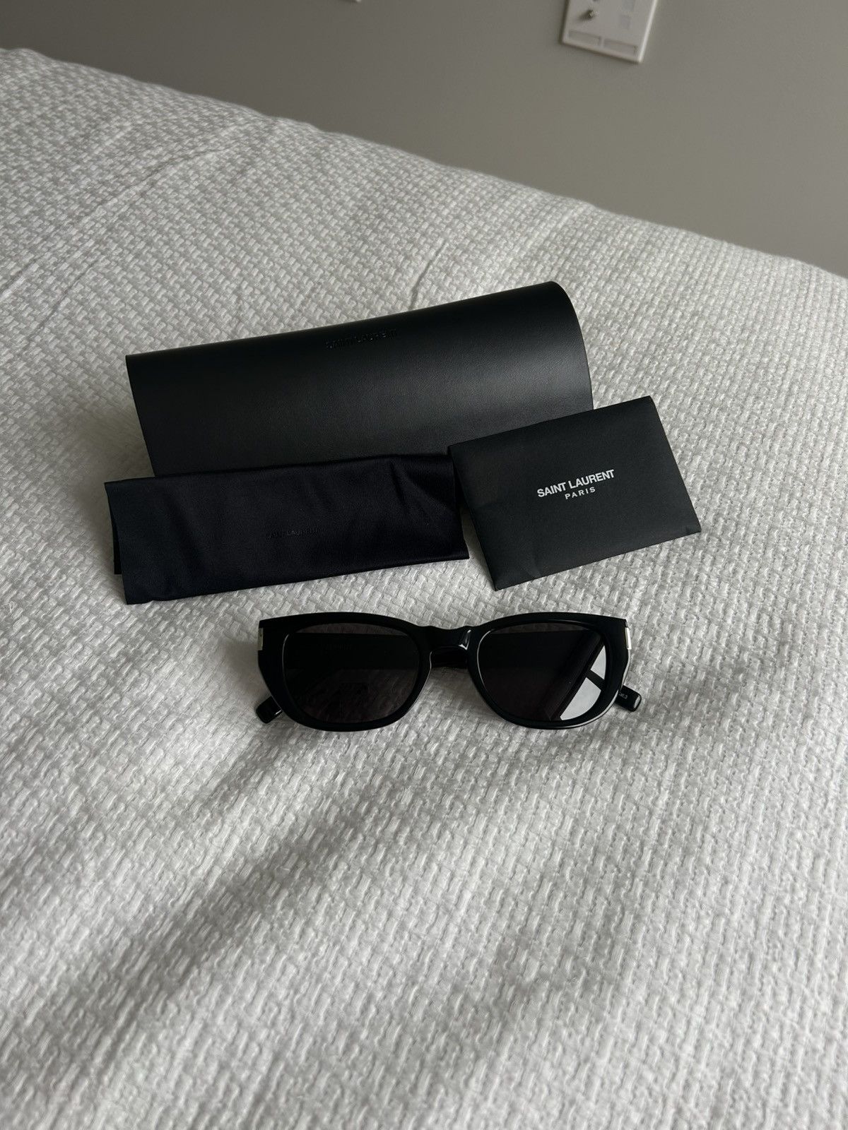 Saint Laurent Paris Saint Laurent SL 601 Black Sunglasses Size ONE SIZE - 3 Thumbnail