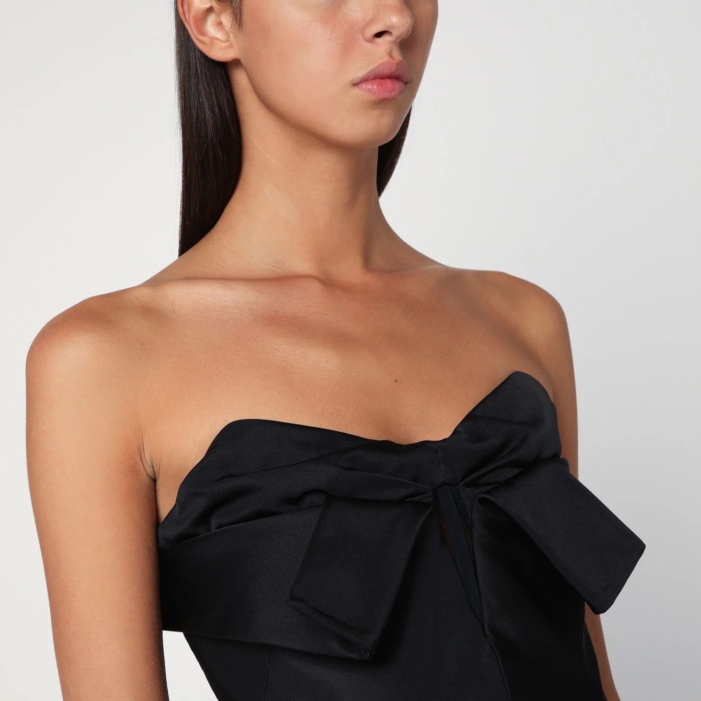 Alexander McQueen o1d2blof0426 Corset Crop Top in Black Size M / US 6-8 / IT 42-44 - 4 Thumbnail