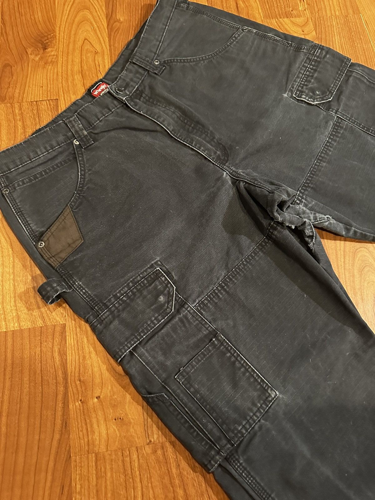 Carhartt Crazy Vintage Carhartt Style Double Knee Cargo Pants Black Size US 38 / EU 54 - 1 Thumbnail