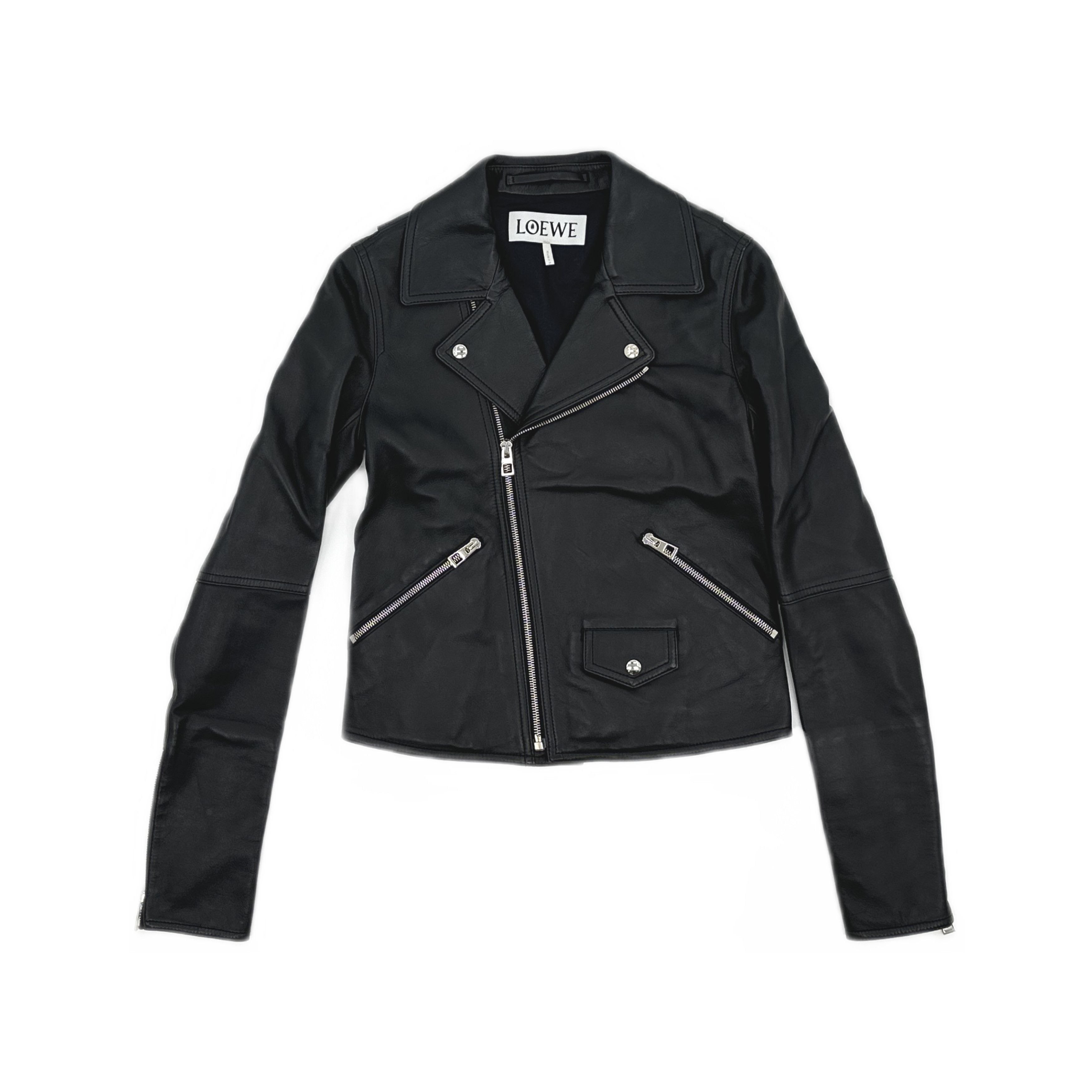 Loewe LOEWE Lambskin Biker Jacket Size 36 Size XS / US 0-2 / IT 36-38 - 1 Thumbnail
