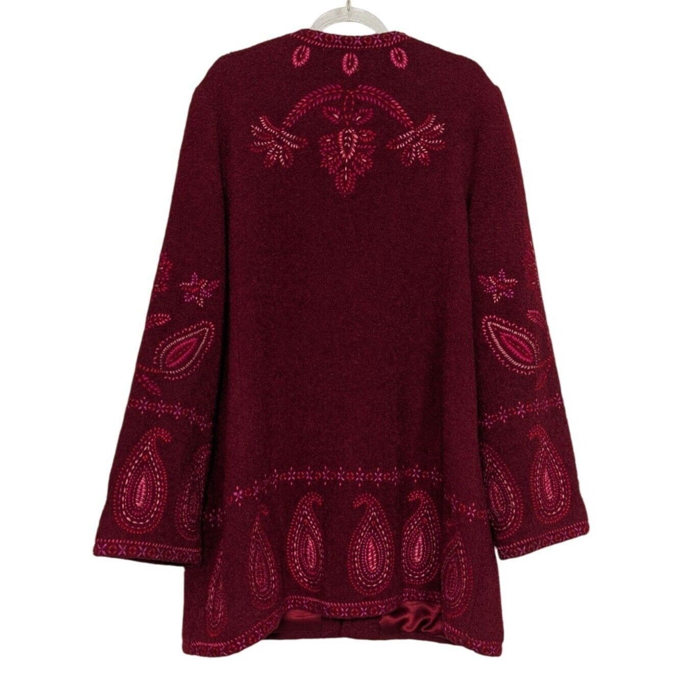 Vintage Linea By Louis Dell’Olio Wool Blend Embroidered Jacket Sz L Size L / US 10 / IT 46 - 9 Thumbnail