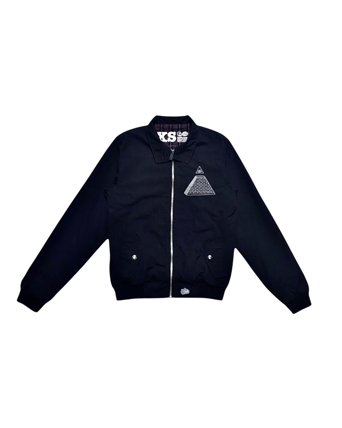 Cheap Monday Vtg Cheap Monday Embroidered Logo Black Bomber Plaid Inner Size US XS / EU 42 / 0 - 1 Thumbnail