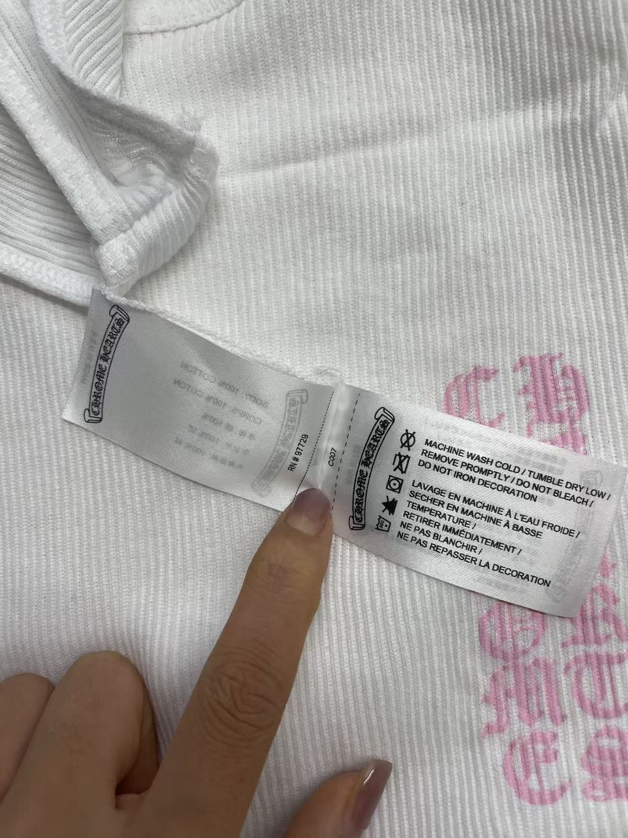 Chrome Hearts Chrome Hearts White T-Bar Script Logo Tank Top Size S / US 4 / IT 40 - 8 Thumbnail