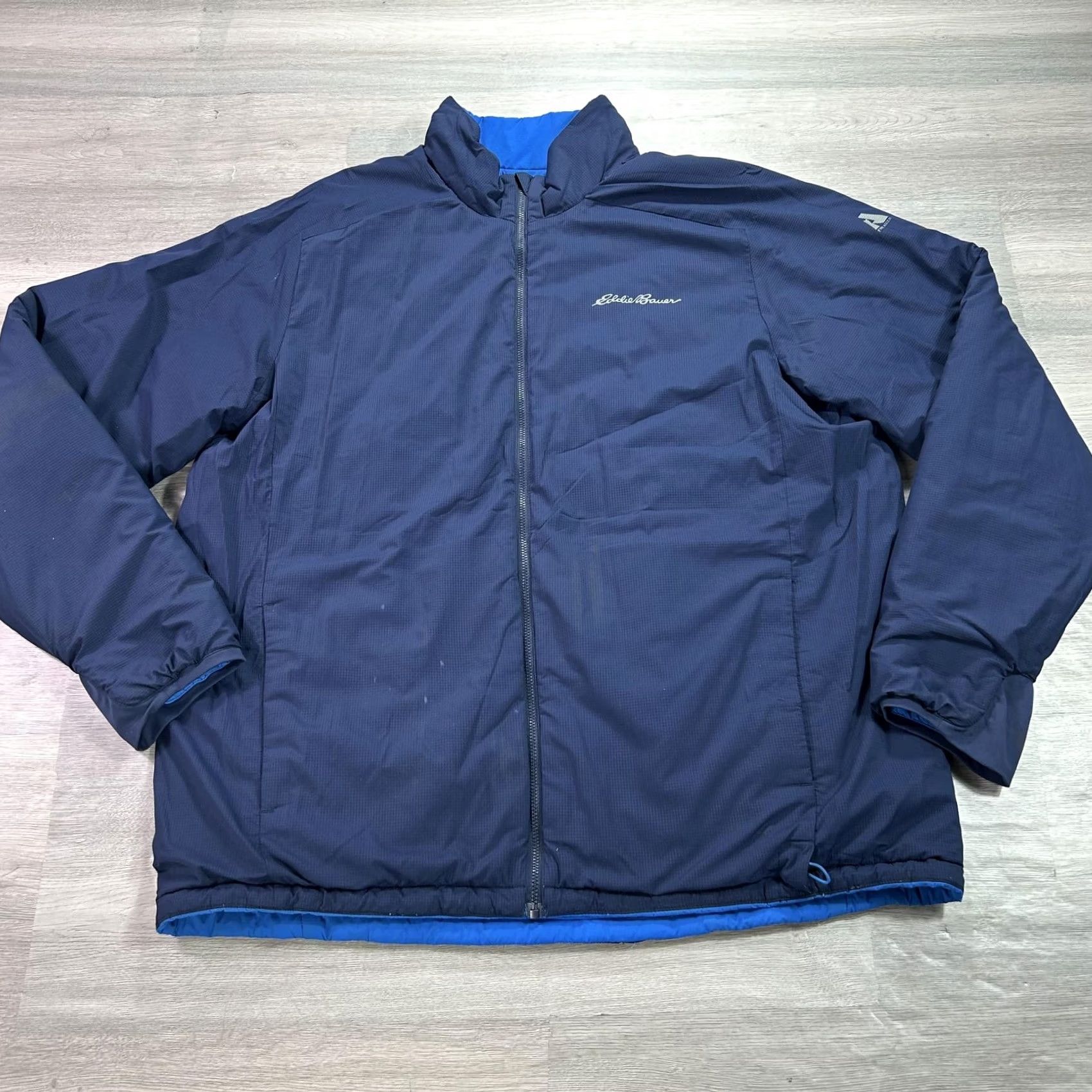 Eddie Bauer Eddie Bauer First Ascent Jacket Mens XL Blue Reversible Puffer Full Zip Outdoor Size US XL / EU 56 / 4 - 3 Thumbnail