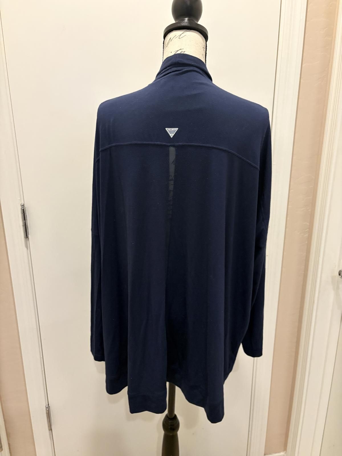 Other Columbia Navy Lightweight Open Cardigan - Size L Size L / US 10 / IT 46 - 2 Thumbnail