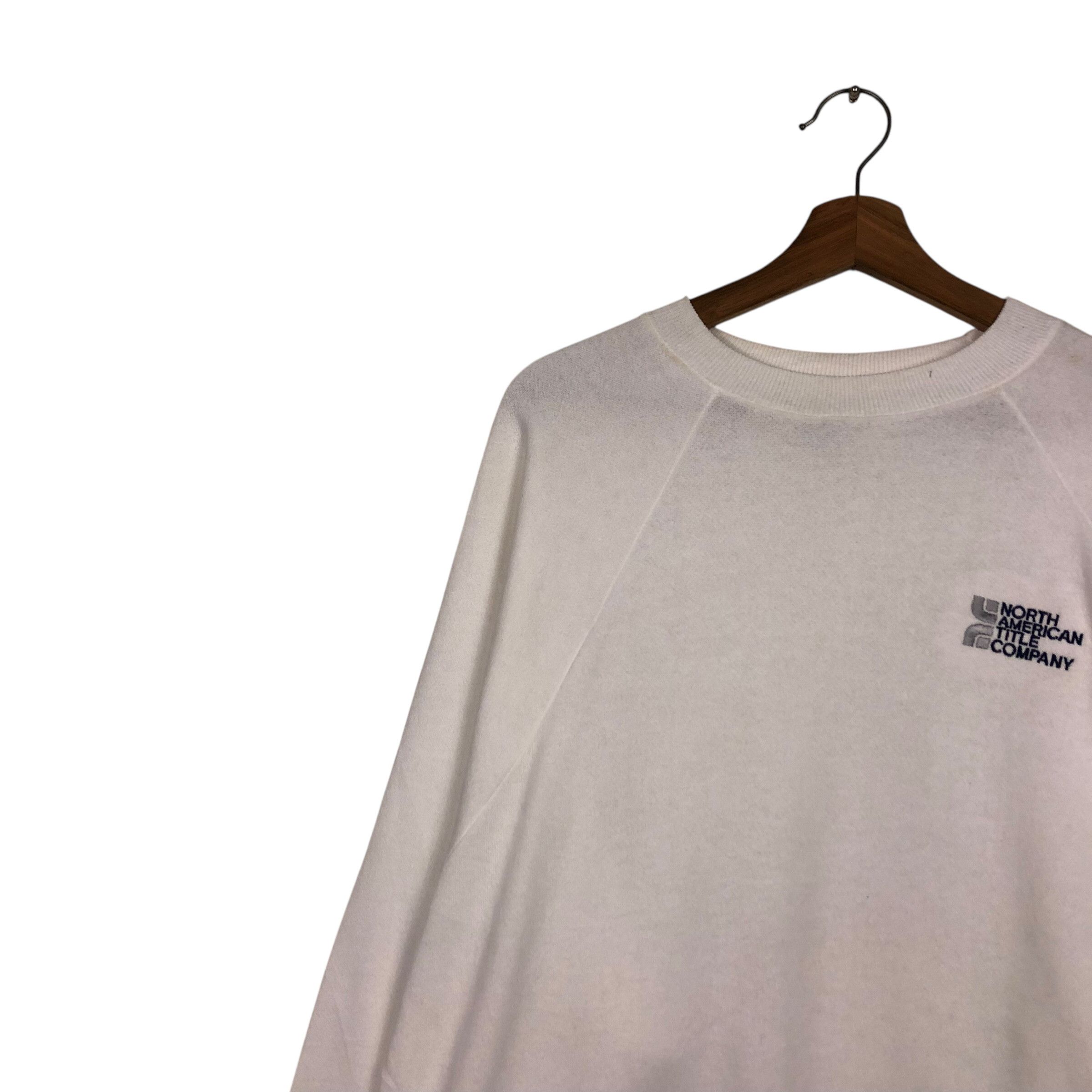 Vintage 📌Vintage Sweatshirt North American Title Company Usa Size US XL / EU 56 / 4 - 8 Thumbnail