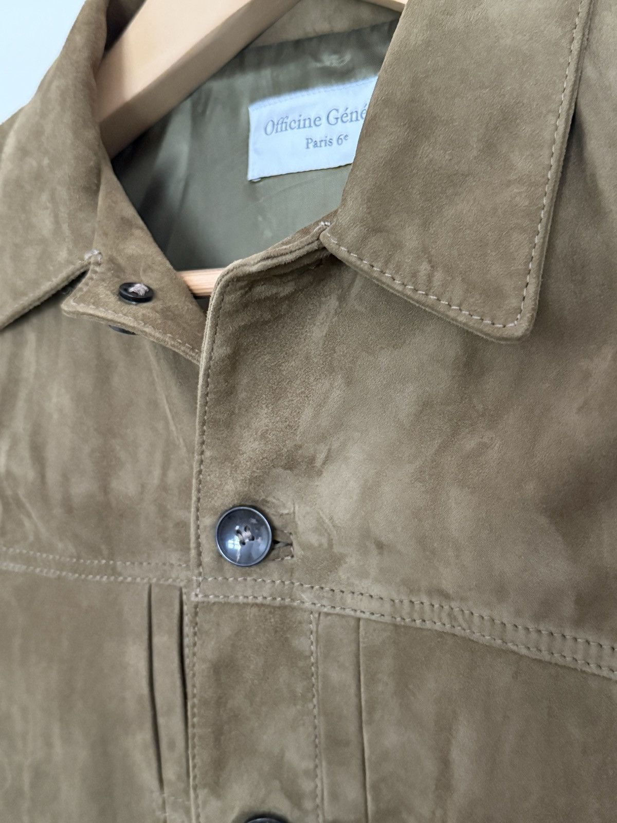 Officine Generale Officine Generale Suede Jacket Size US S / EU 44-46 / 1 - 4 Thumbnail