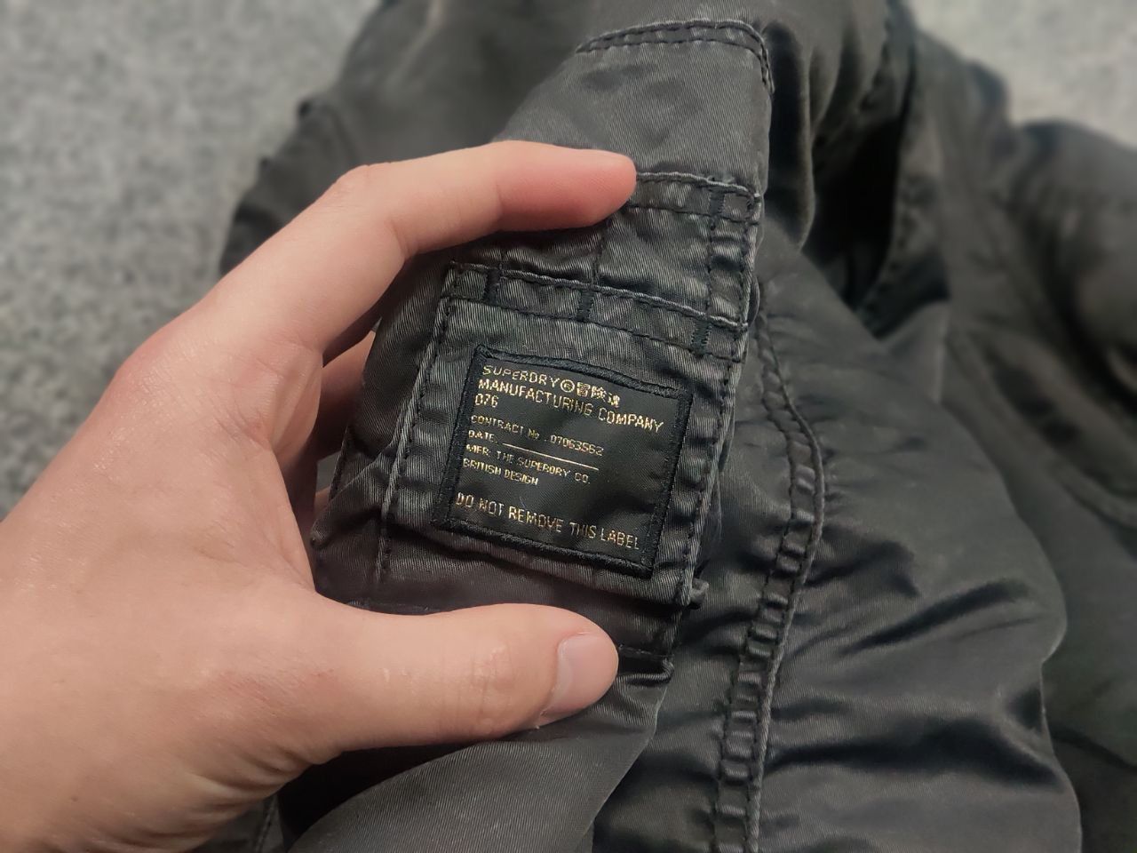 Superdry Superdry Japan Graphit washed MA1 Military Bomber Jacket LGB Size US L / EU 52-54 / 3 - 11 Thumbnail