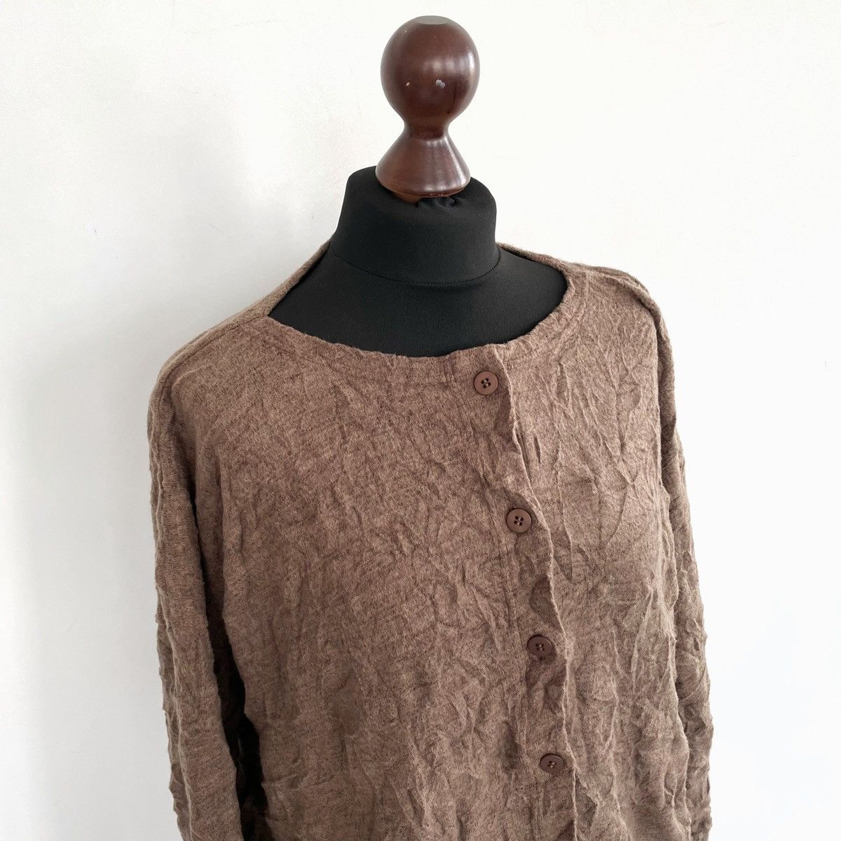 Issey Miyake × Japanese Brand Issey Miyake Cardigan made in Japan Women’s sz OS Size ONE SIZE - 6 Thumbnail