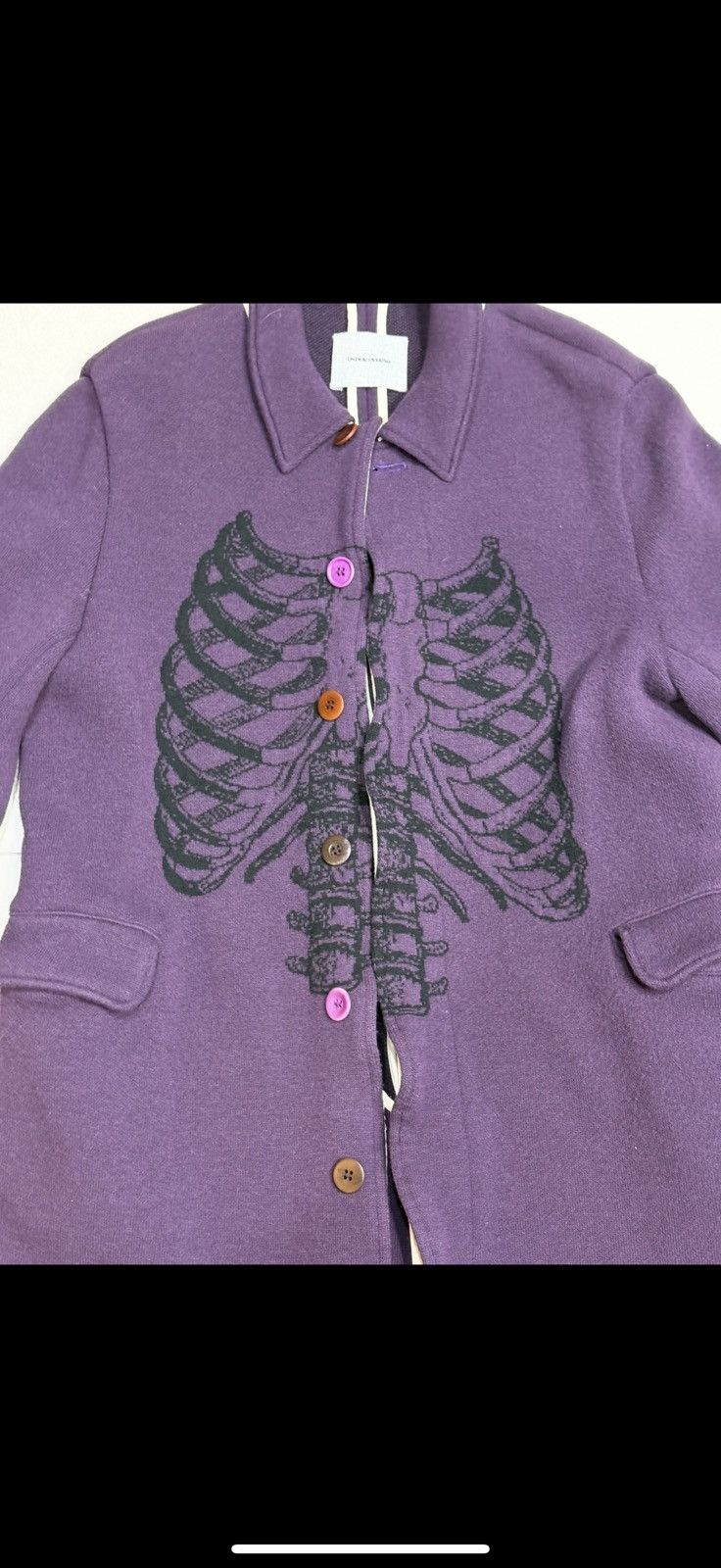 Undercover 2013 Undercover rib cage bone heavy coat Size US L / EU 52-54 / 3 - 3 Thumbnail