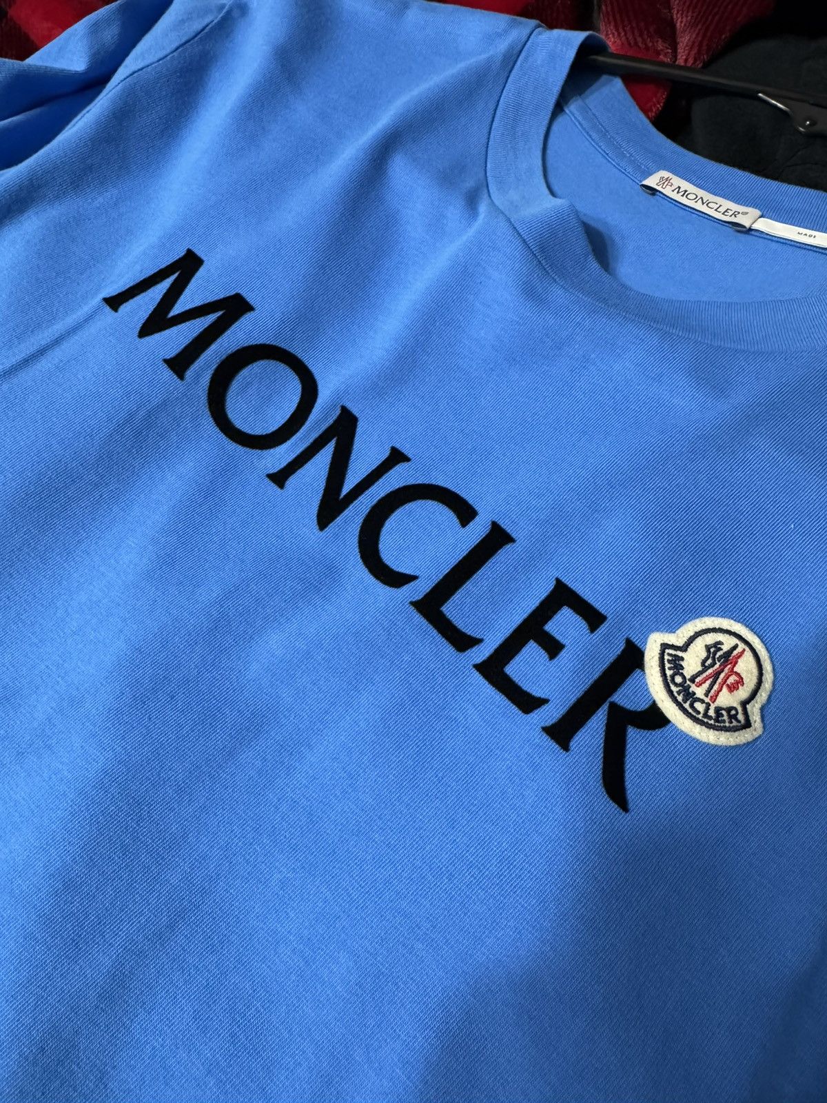 Moncler Moncler Light Blue T Shirt Size US M / EU 48-50 / 2 - 3 Thumbnail