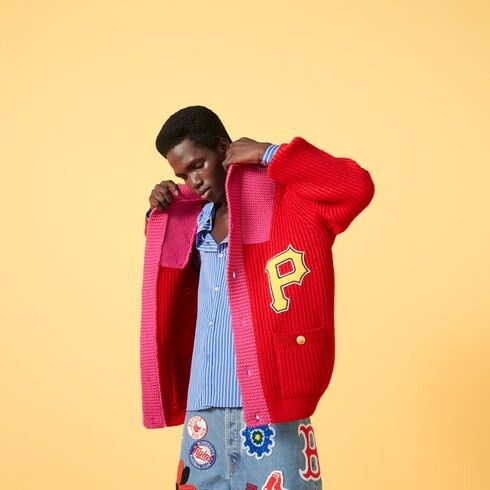 Gucci o1s1wg110225 Pirates Wool Cardigan in Multicolor Size US M / EU 48-50 / 2 - 6 Thumbnail