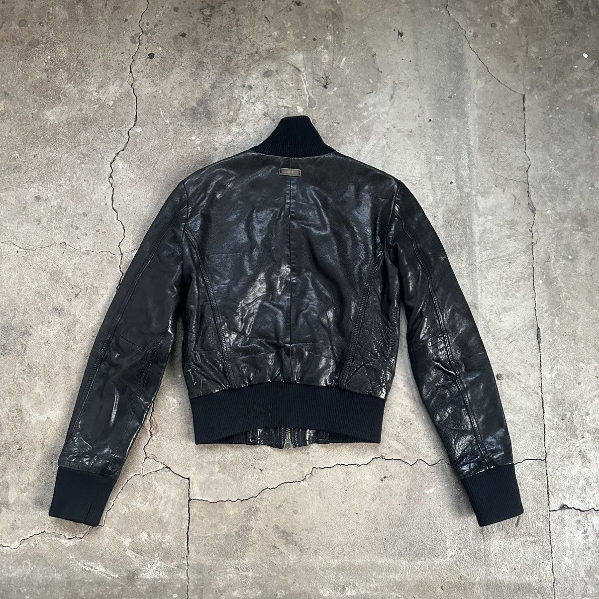 Armani Armani Jeans Vintage Vera pelle Leather Jacket Size XS / US 0-2 / IT 36-38 - 6 Thumbnail