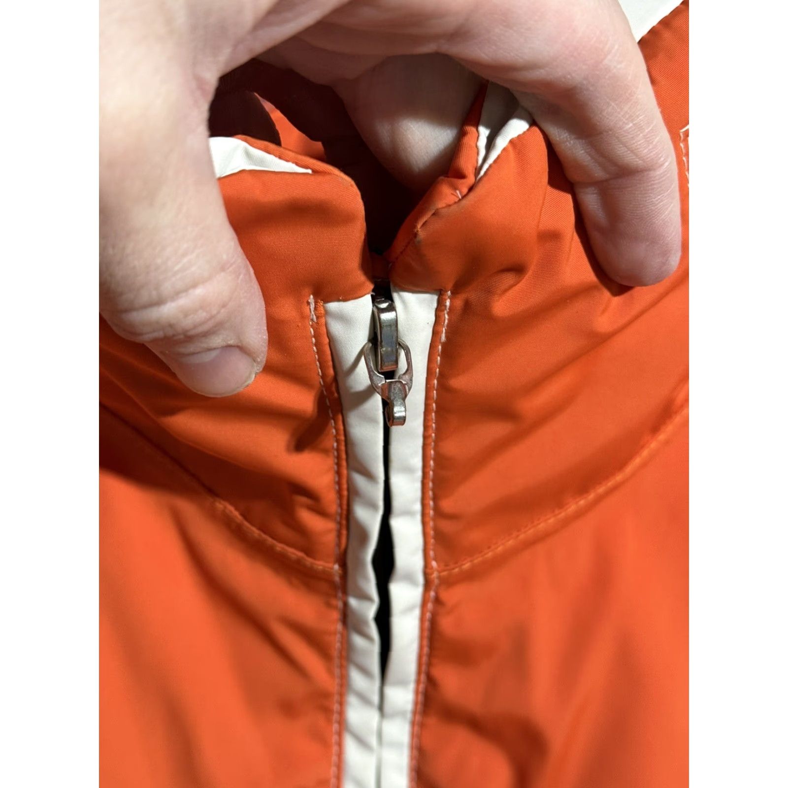 Bogner Bogner Women’s Joan Thylmann Orange Full Zip Ski Jacket Size 12 Snowboard Skiing Size XL / US 12-14 / IT 48-50 - 4 Thumbnail