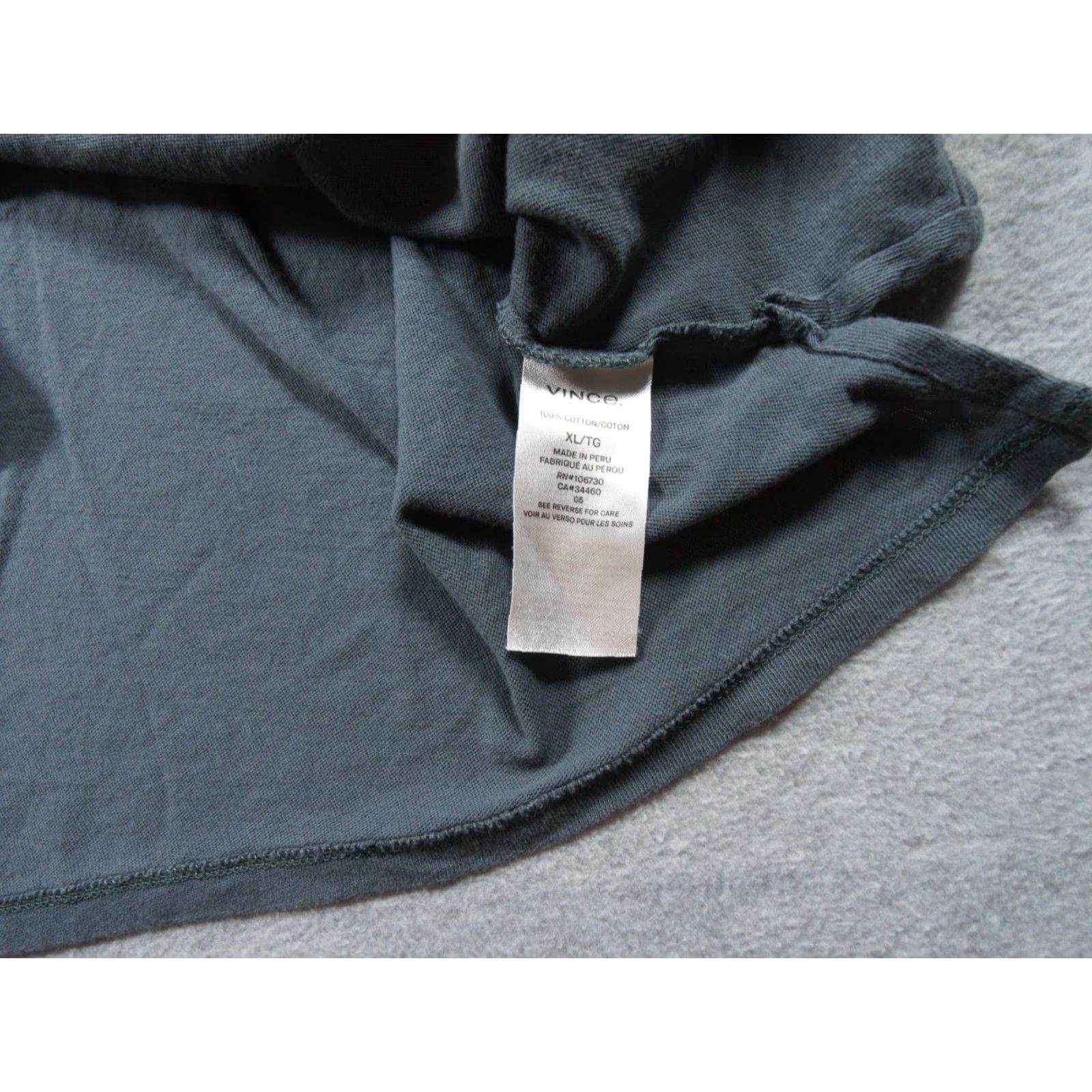 Vince Vince Shirt Mens XL Blue Henley Long Sleeve Preppy Casual Cotton Size US XL / EU 56 / 4 - 6 Thumbnail