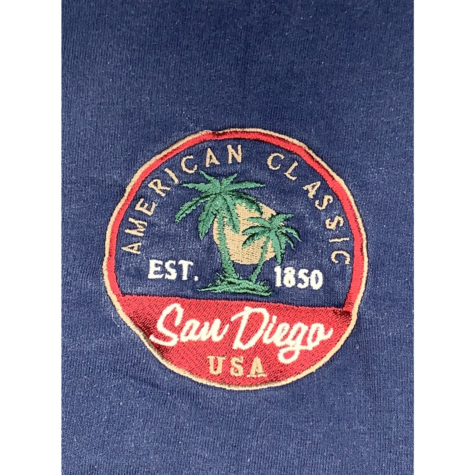 Hanes VINTAGE American Classic San Diego Golf Long Sleeve Shirt Blue M #5260 Hanes Mens T-Shirt Sleeve Long Blue Golf Sports 5260 Size US M / EU 48-50 / 2 - 2 Thumbnail