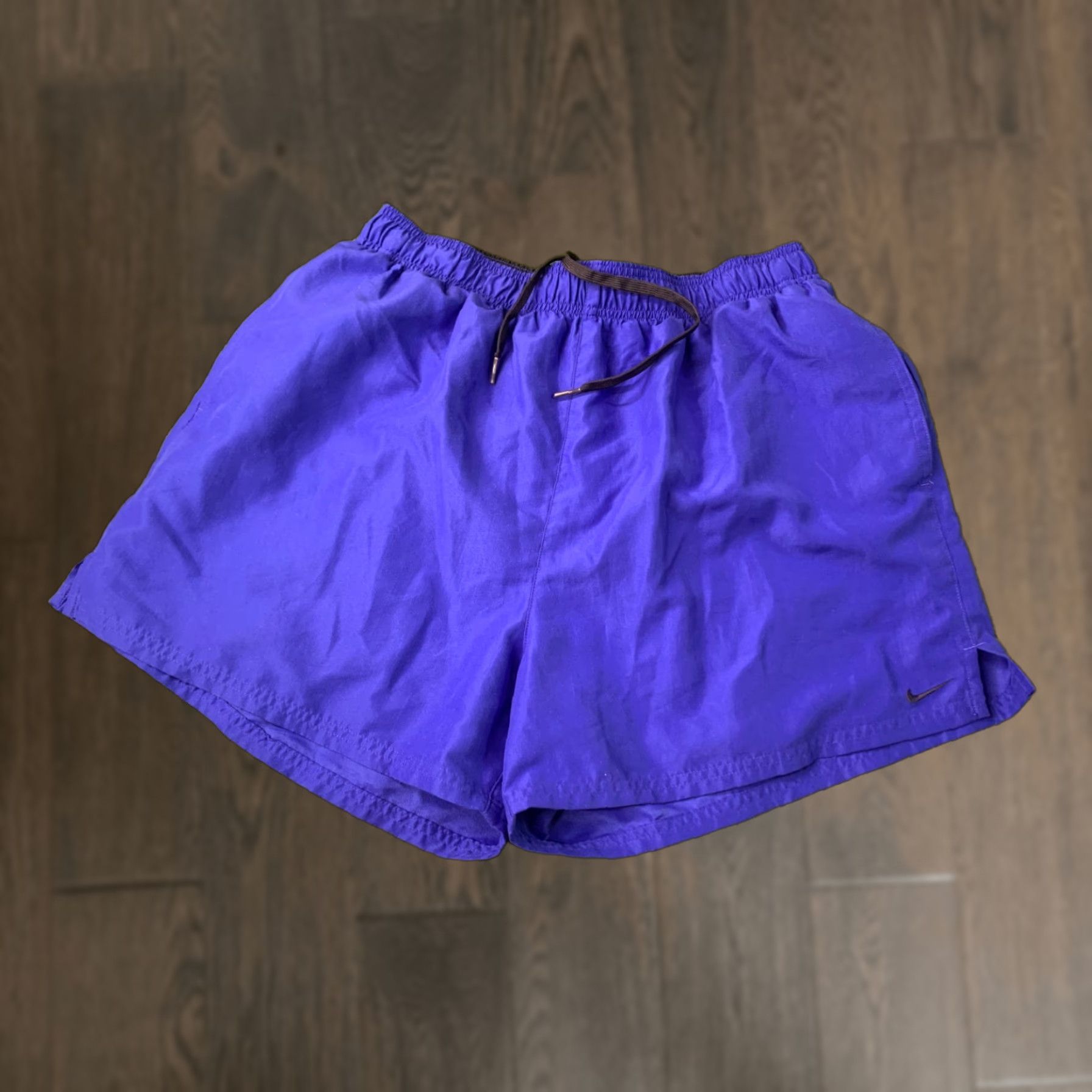 Nike NIKE MEN Beach Shorts Casual L Blue 40cm 33cm Pockets SWIM SWIMMING Size US 33 - 1 Thumbnail