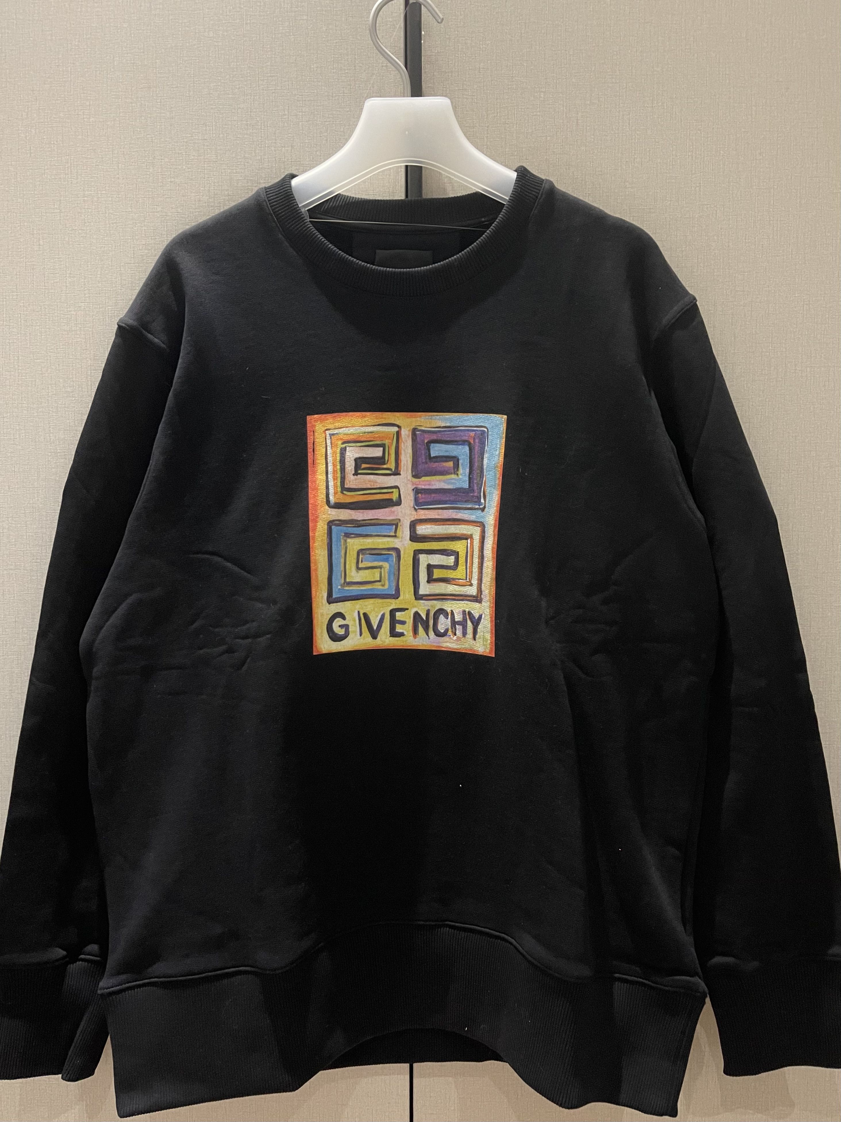 Givenchy Givenchy 4G Sketch Print Sweatshirt Black Size US XL / EU 56 / 4 - 1 Thumbnail