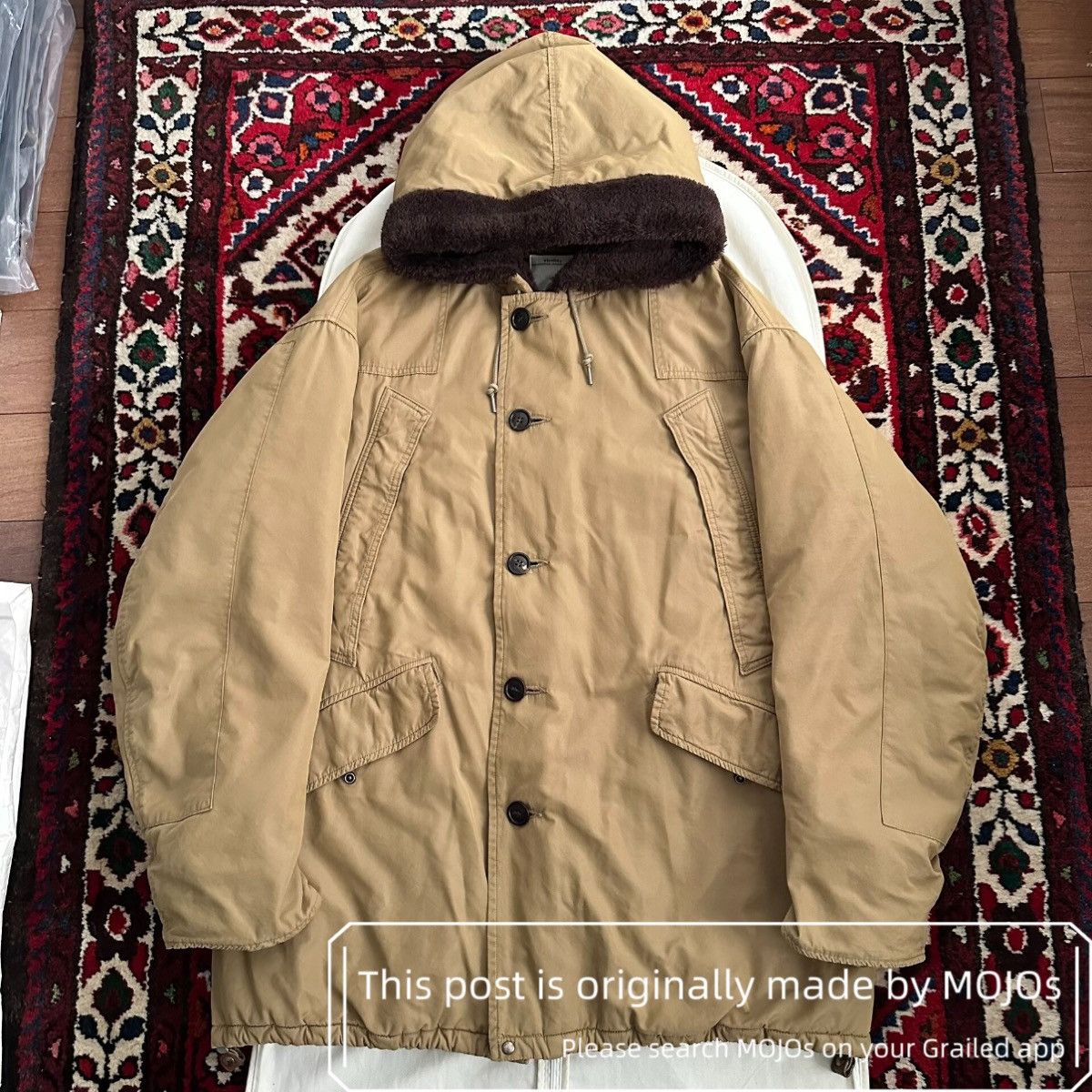 Sz 1 Visvim 19AW Wright Field Parka Mud mojos1112