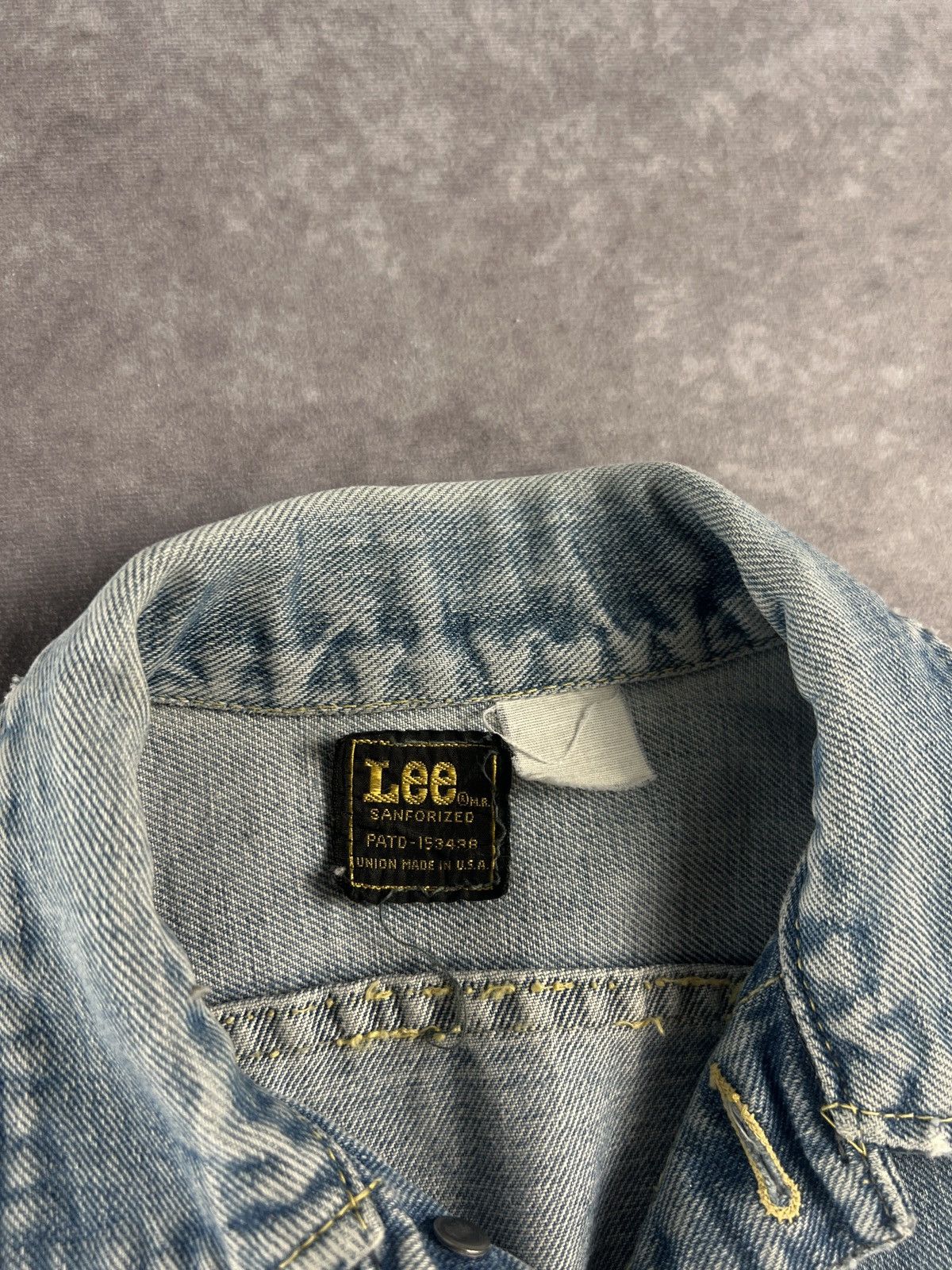 Lee Vintage Lee Denim Jacket - Union Made in USA Size XS Size XS / US 0-2 / IT 36-38 - 3 Thumbnail