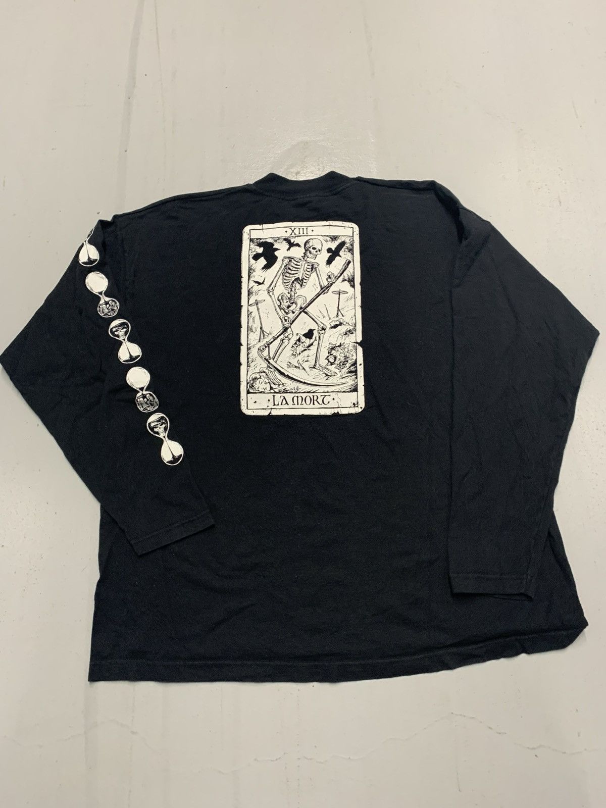 Vintage Vintage Alchemy Gothic Reaper Long Sleeve T-Shirt Size US XL / EU 56 / 4 - 6 Thumbnail