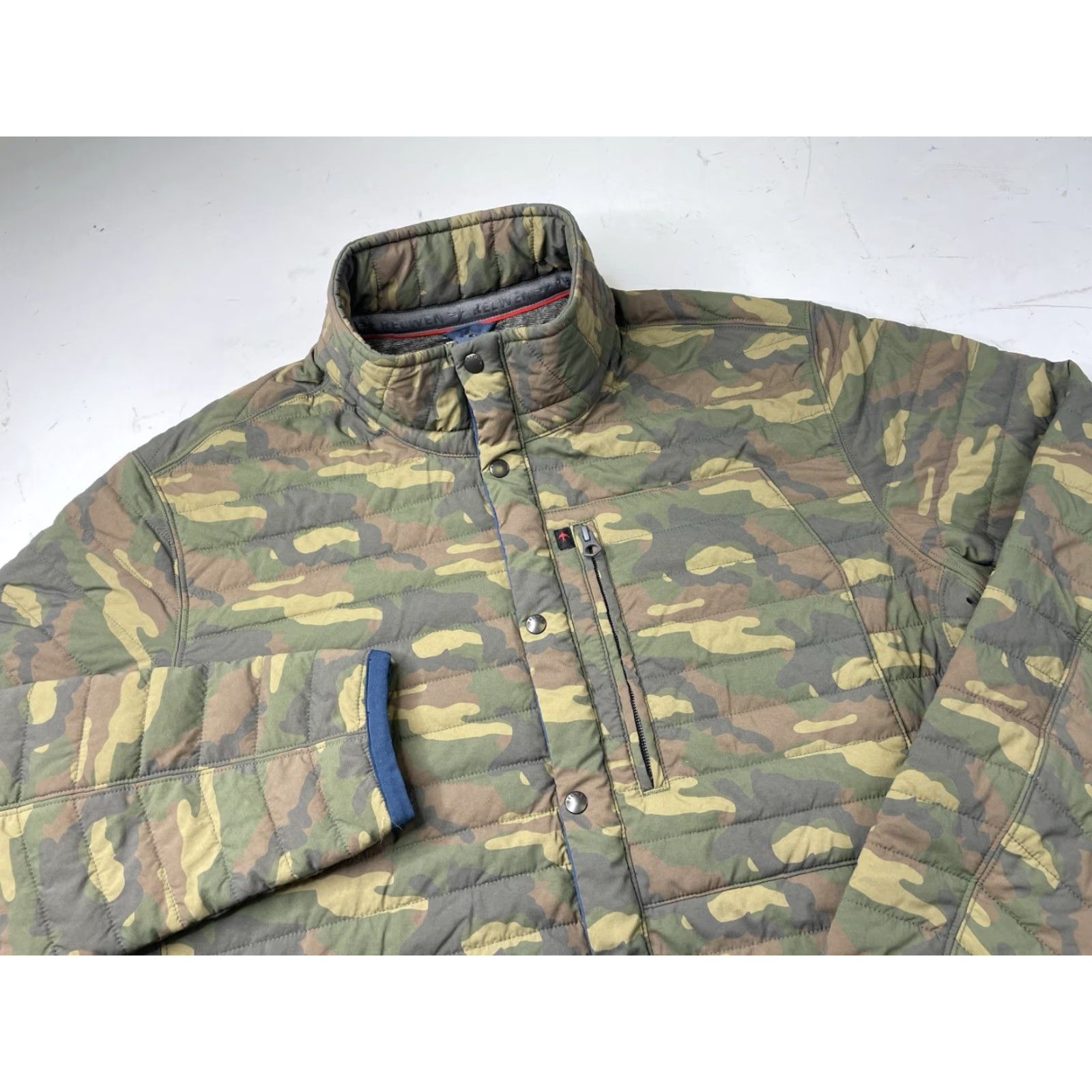 Relwen Relwen Jacket Mens L Camo Quilted Windzip Snap Zip Outdoor Hiking Size US L / EU 52-54 / 3 - 2 Thumbnail