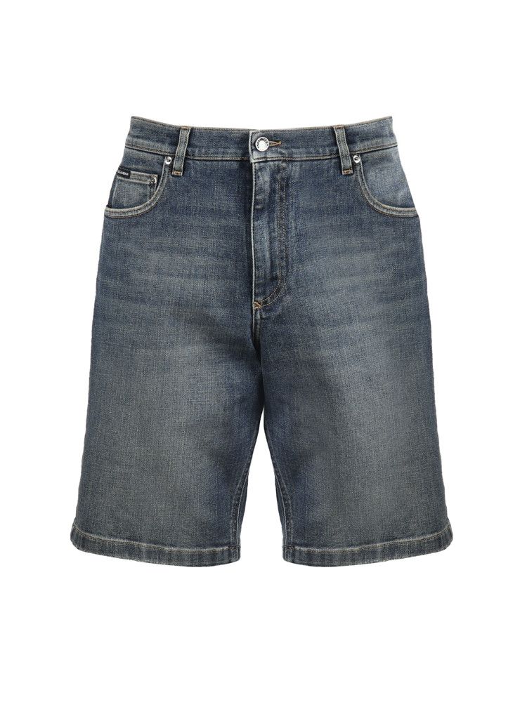 Dolce & Gabbana o1y0125 Denim Short in Blue Size US 30 / EU 46 - 1 Thumbnail