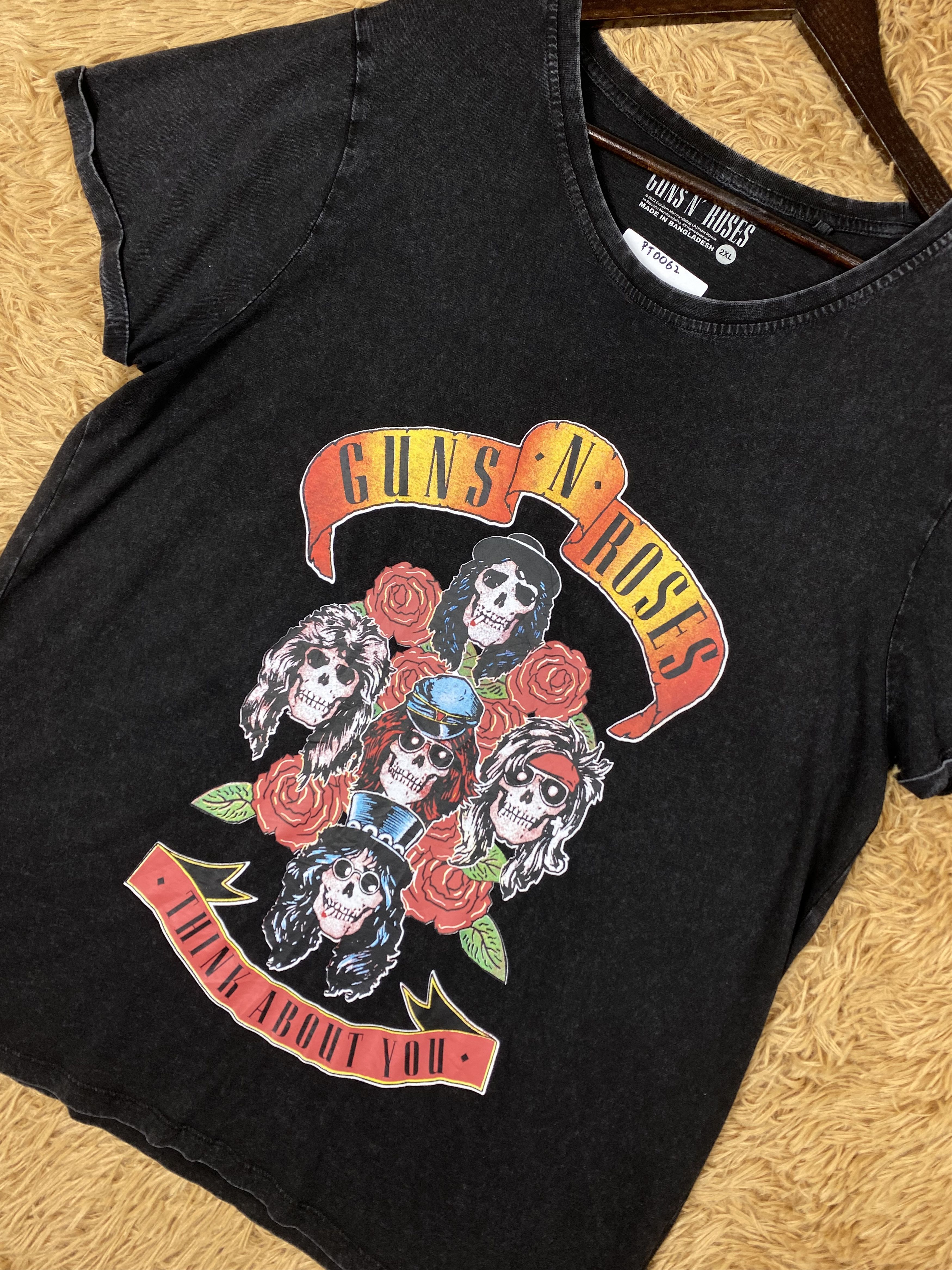 Guns N' Roses Vintage Guns n' Roses Short Sleeve T-Shirts PT0062 Size US XXL / EU 58 / 5 - 2 Thumbnail