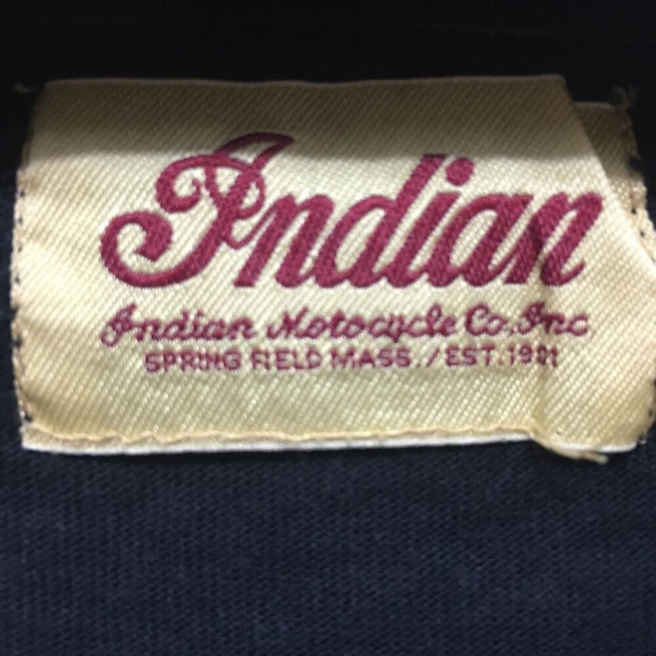 Indian Motorcycle Vintage INDIAN MOTORCYCLE Chief Logo Toyo Enterprise Japan Size US L / EU 52-54 / 3 - 4 Thumbnail