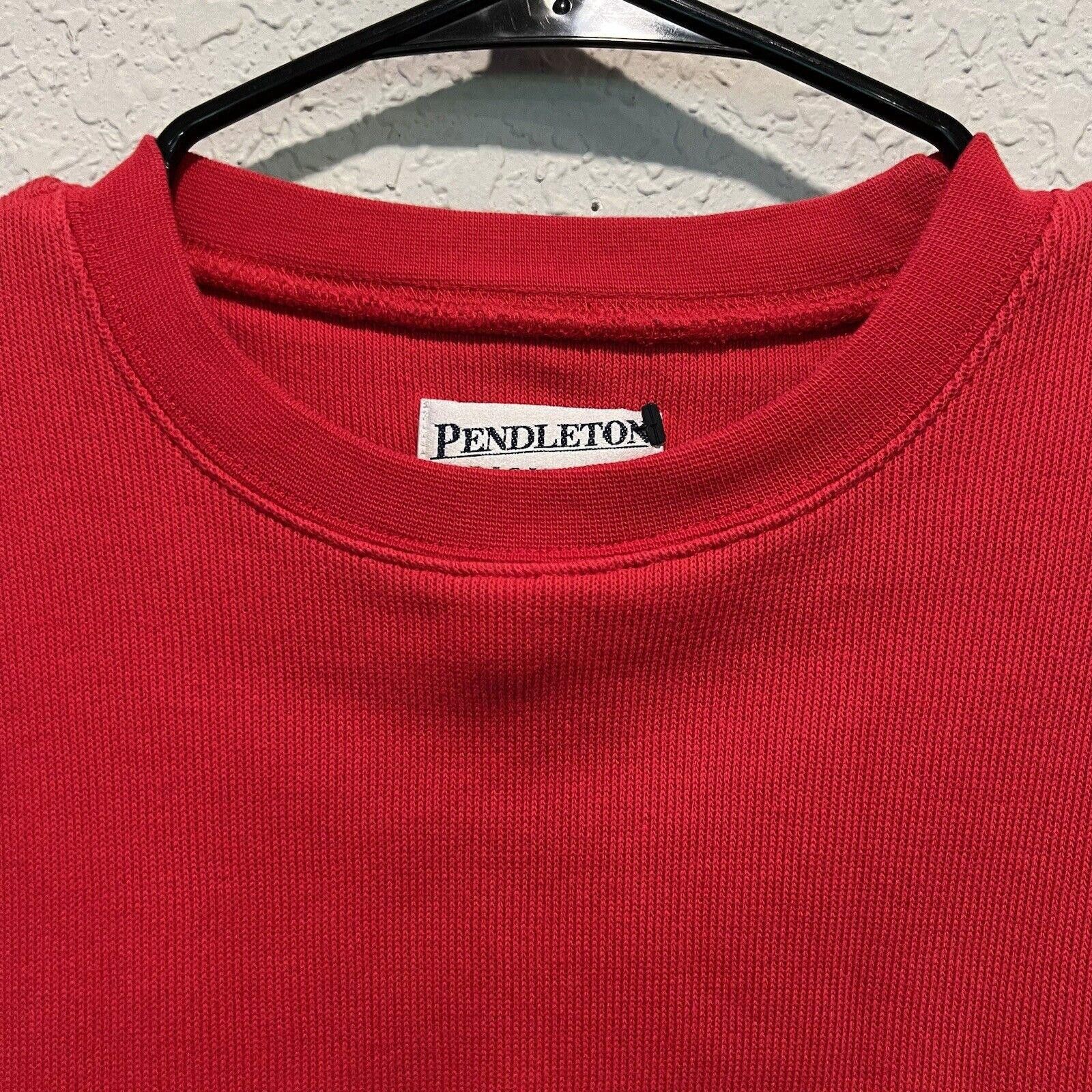 Pendleton Vintage 90’s Knit Pendleton Red Sweater Size Medium Size M / US 6-8 / IT 42-44 - 3 Thumbnail