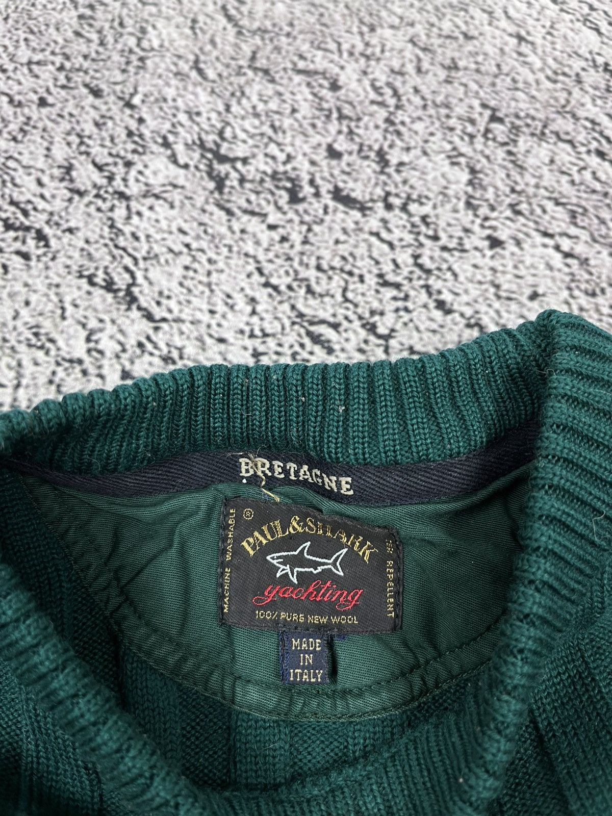 Paul & Shark Paul & Shark Yachting Long Sleeve 100% Wool Ribbed Sweater Size US M / EU 48-50 / 2 - 4 Thumbnail