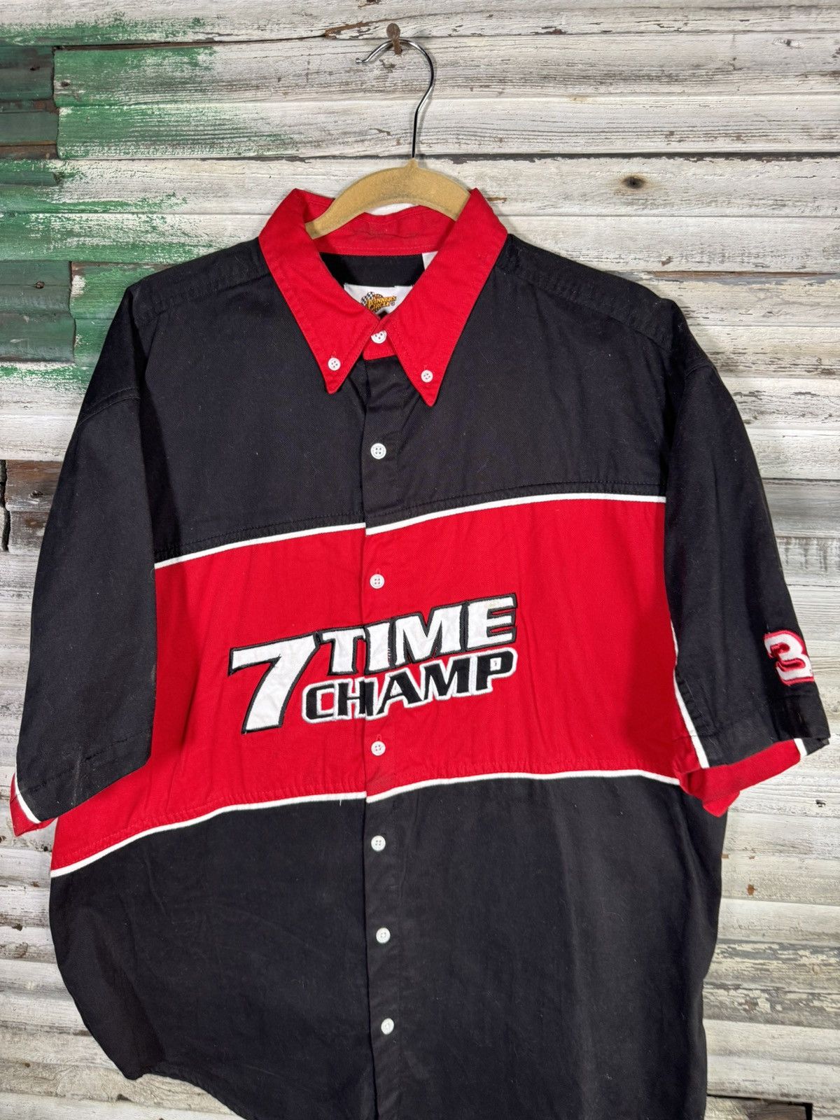 NASCAR × Vintage Dale Earnhardt 7 Time Champ Nascar Shirt Size US XL / EU 56 / 4 - 2 Thumbnail