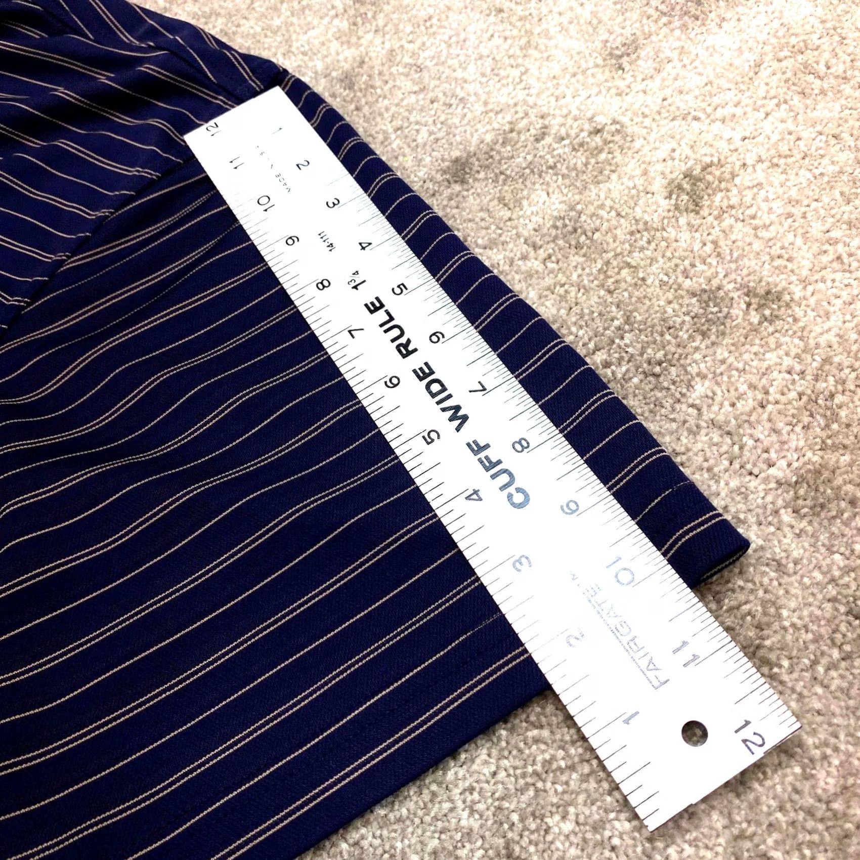 Vintage VINTAGE Grand Slam Polo Shirt Men XL Blue Gray Striped Short Sleeve Golf 6798 Size US XL / EU 56 / 4 - 7 Thumbnail