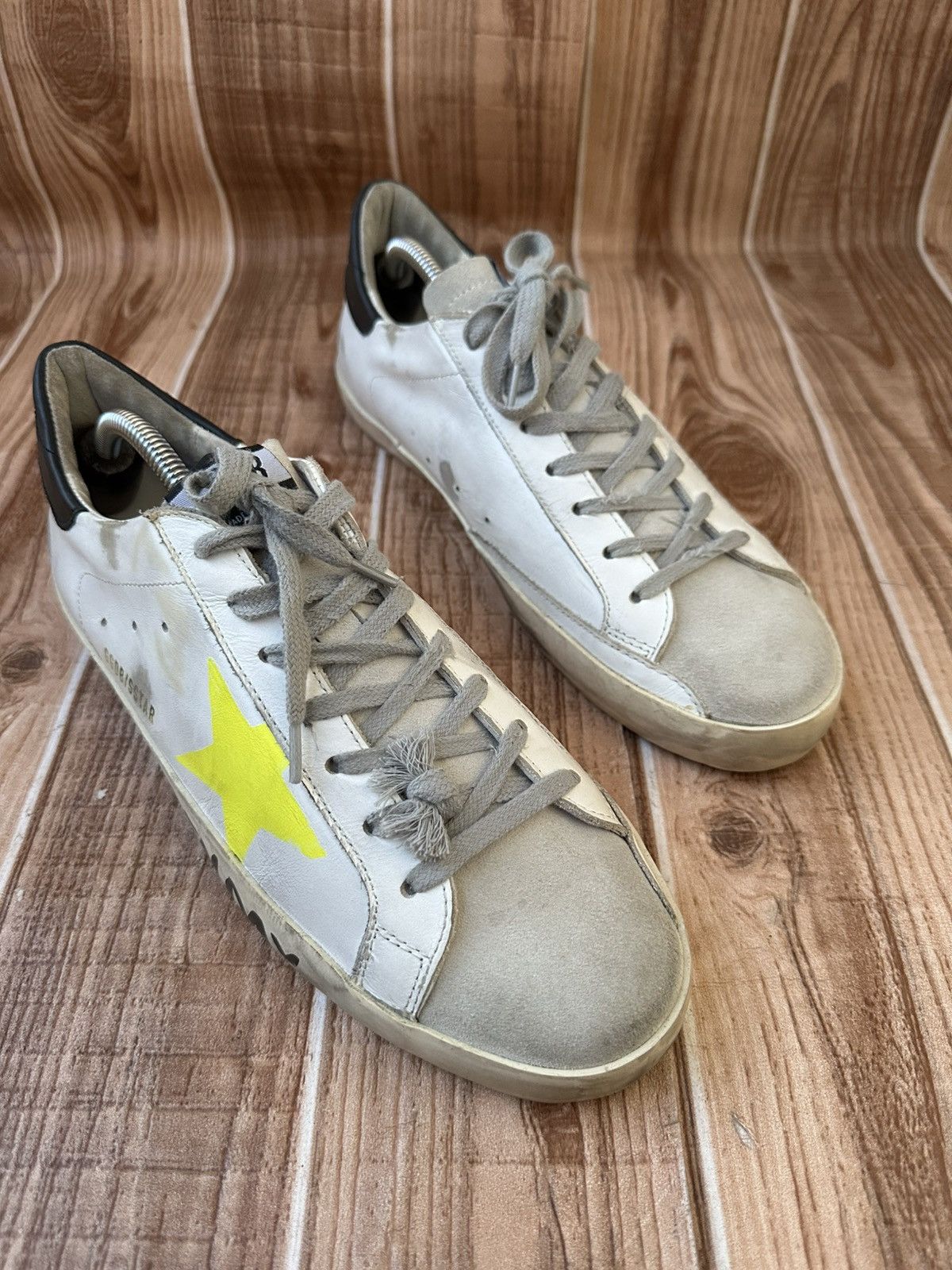 Golden Goose Golden Goose ‘Have a Golden Day’ White Leather/Suede Lowtops Size US 10 / EU 43 - 16 Thumbnail