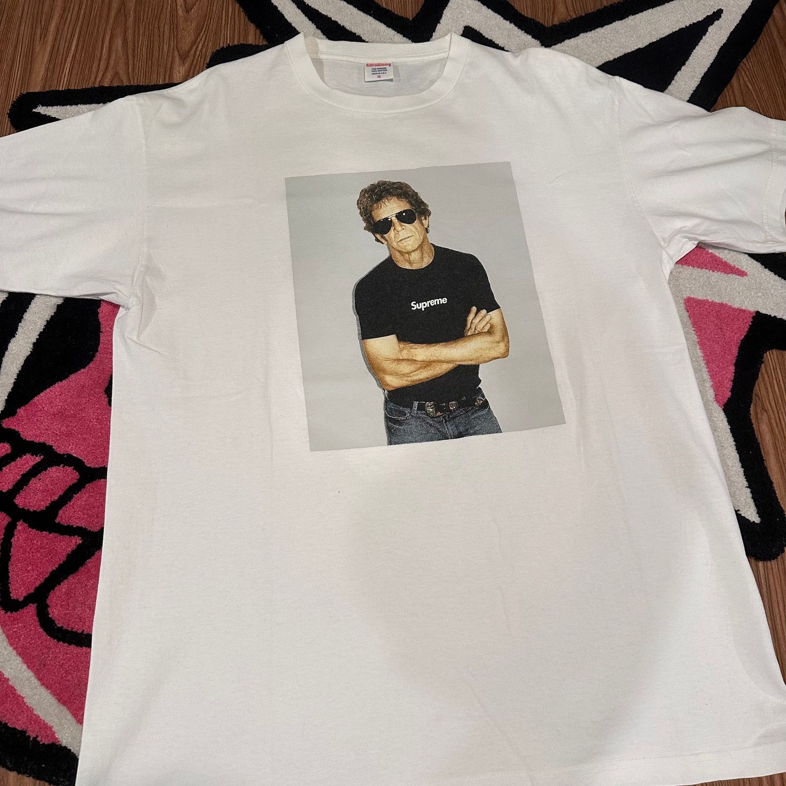 Supreme Supreme Lou Reed Tee White XL (2009SS) - Gently Used Size US XL / EU 56 / 4 - 1 Thumbnail