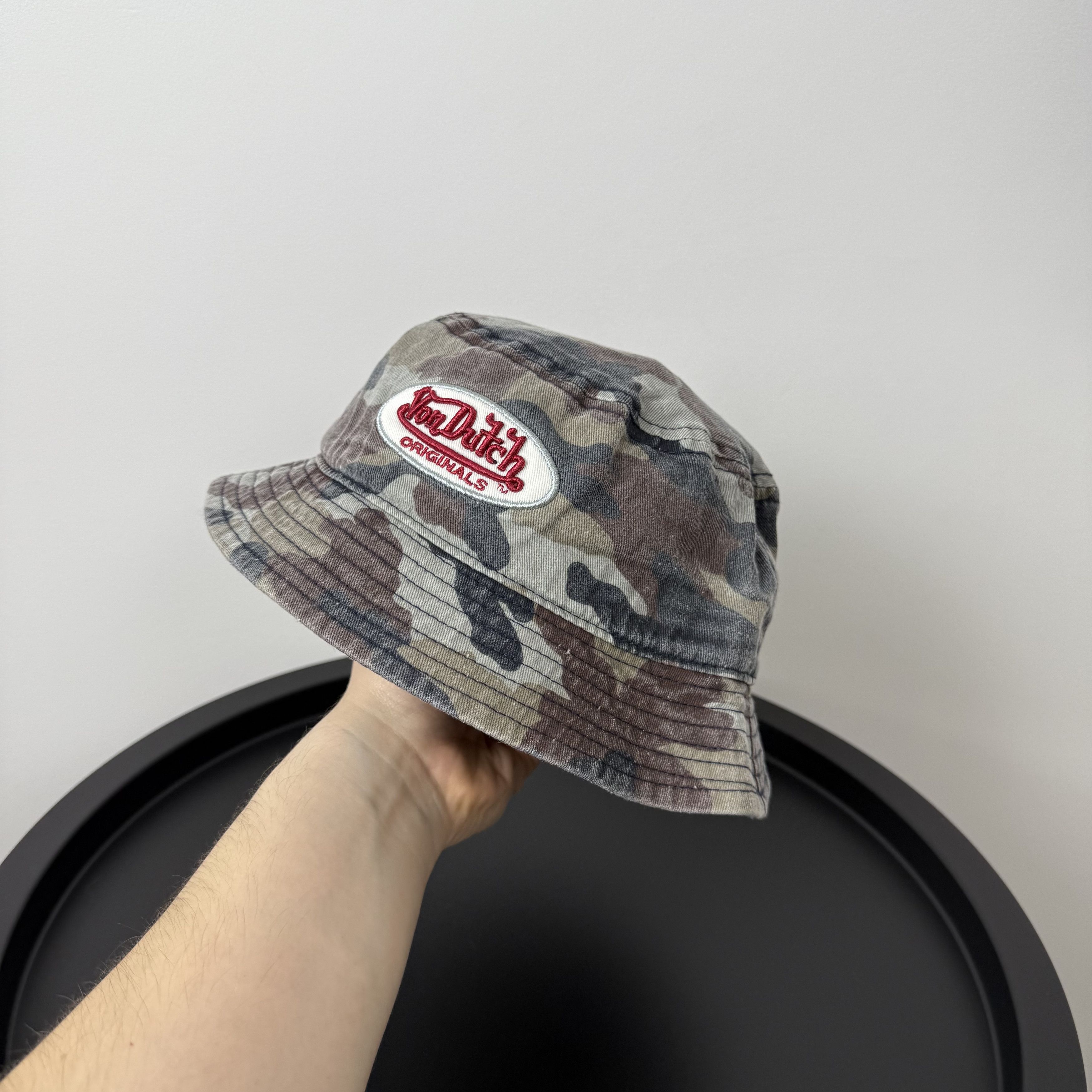 Von Dutch Vintage Von Dutch 90s Camouflage Camo Bucket Hat Cap Size ONE SIZE - 4 Thumbnail